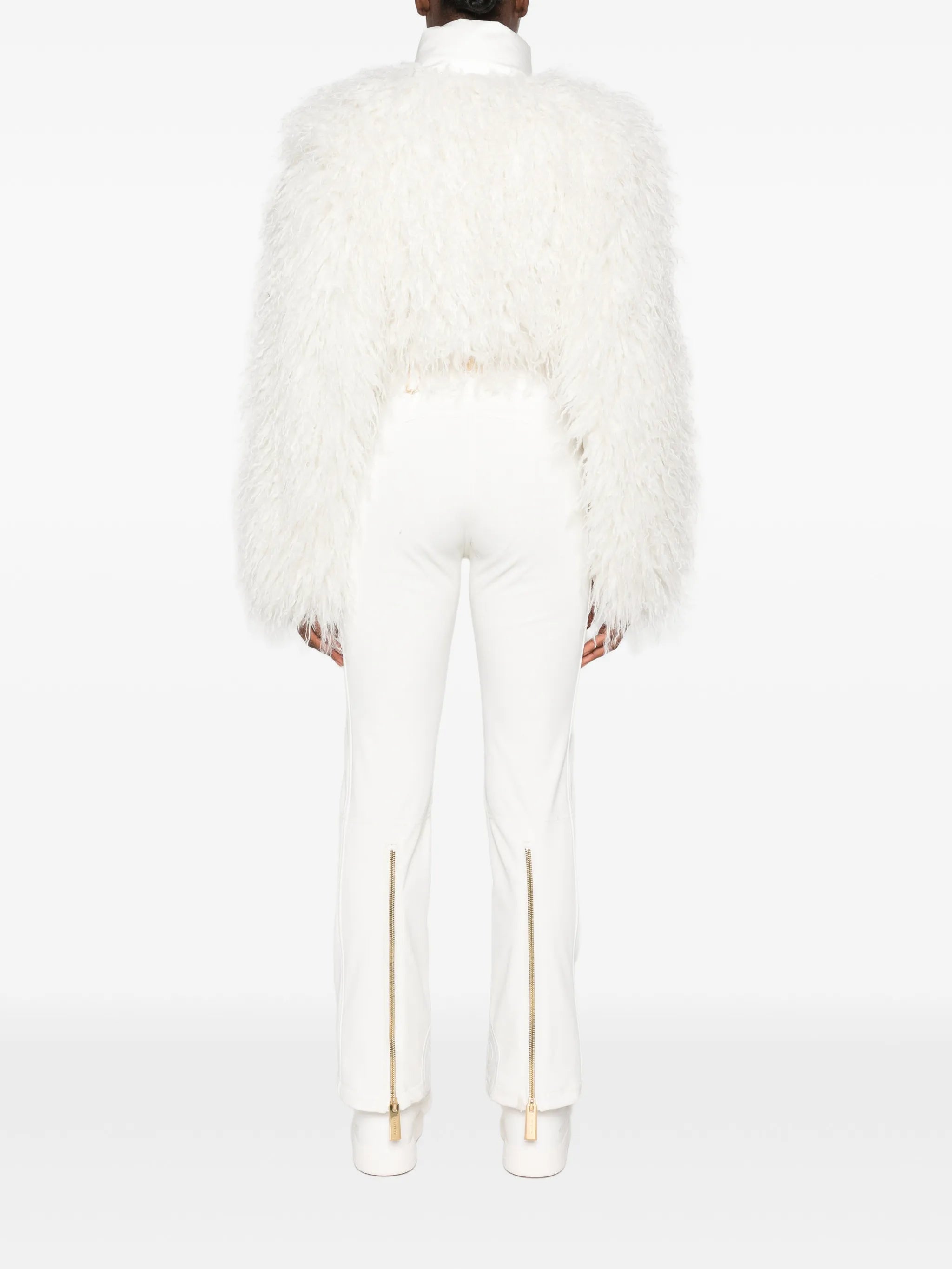 Samusa faux-fur ski suit