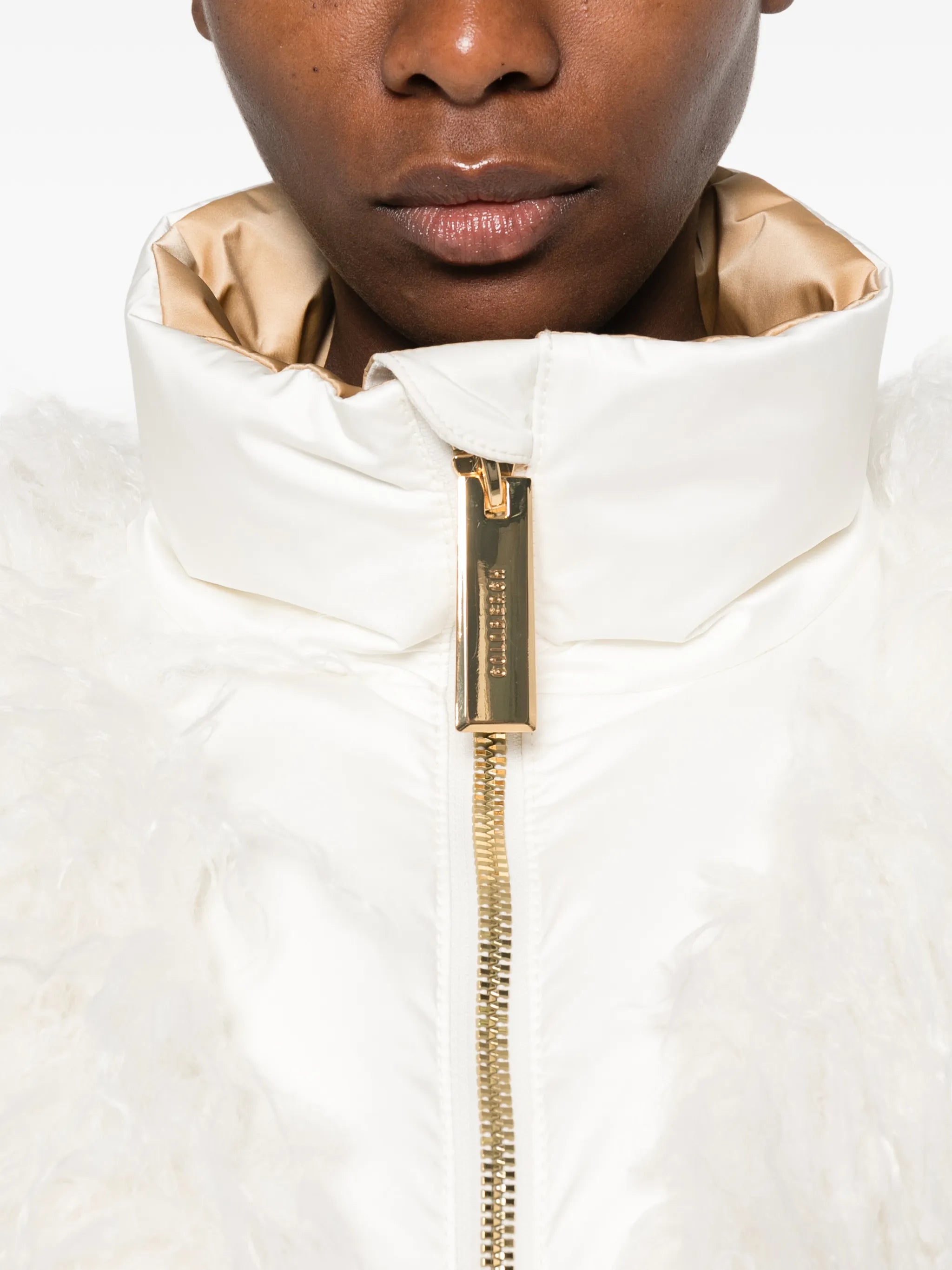 Samusa faux-fur ski suit