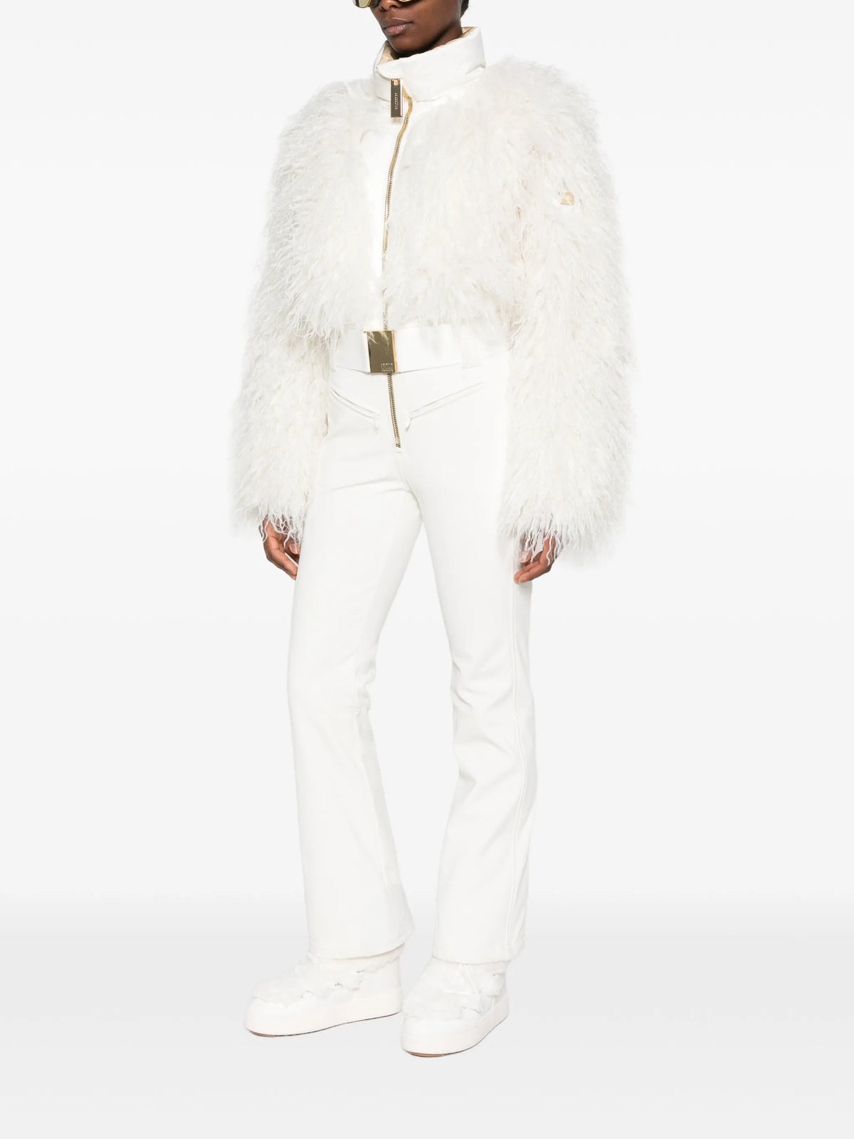 Samusa faux-fur ski suit