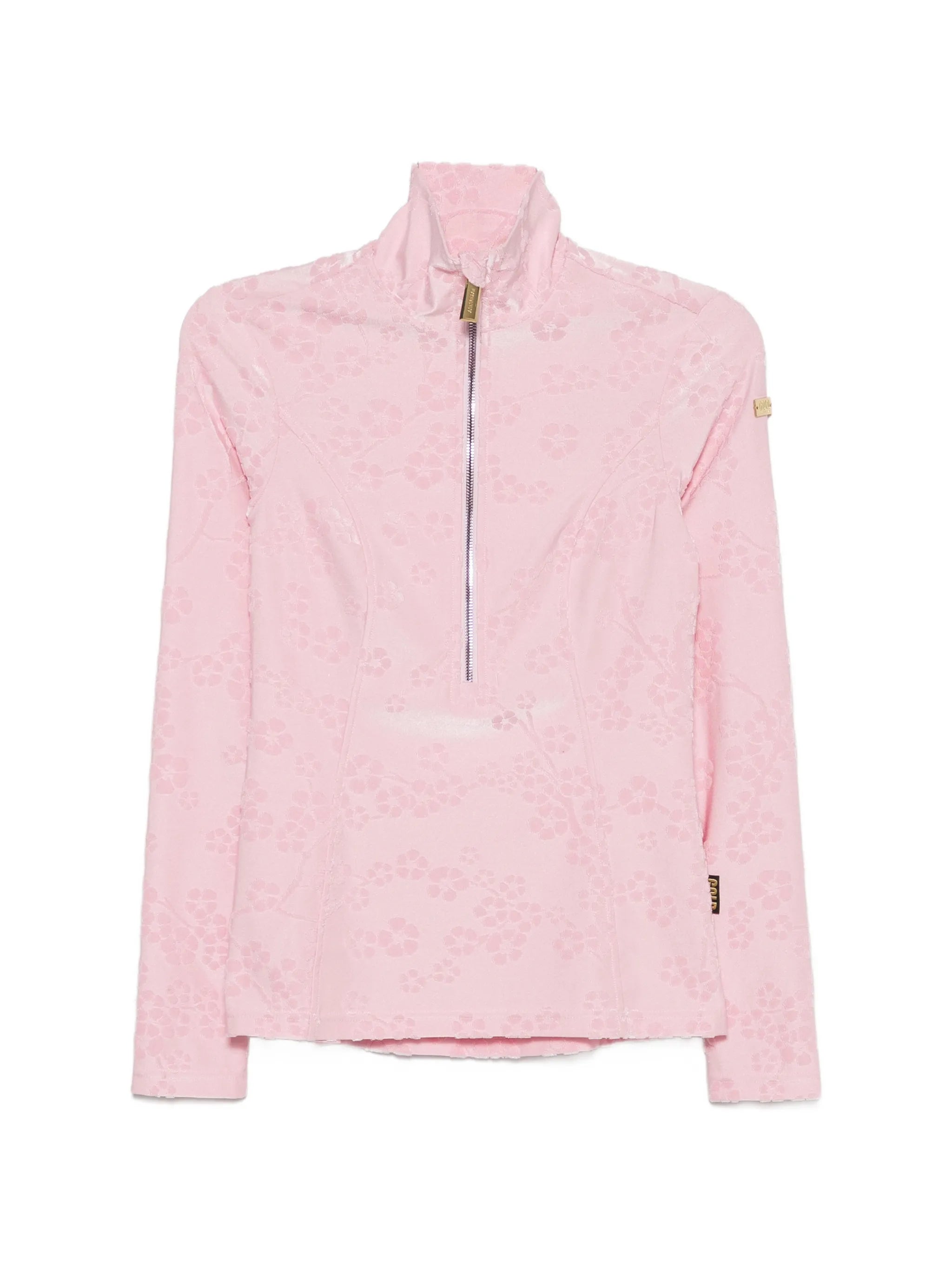 Hana floral-jacquard ski top