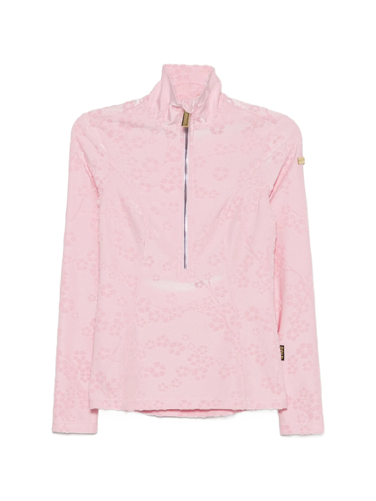 Hana floral-jacquard ski top