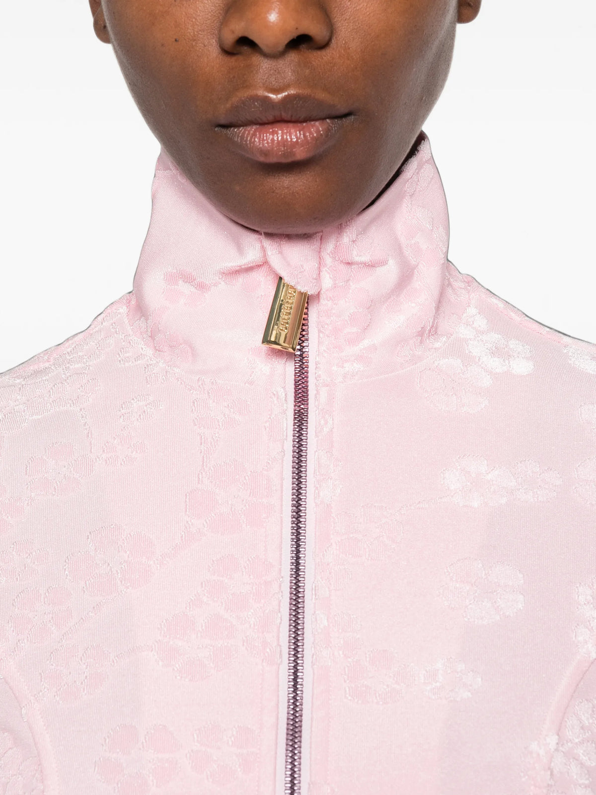 Hana floral-jacquard ski top