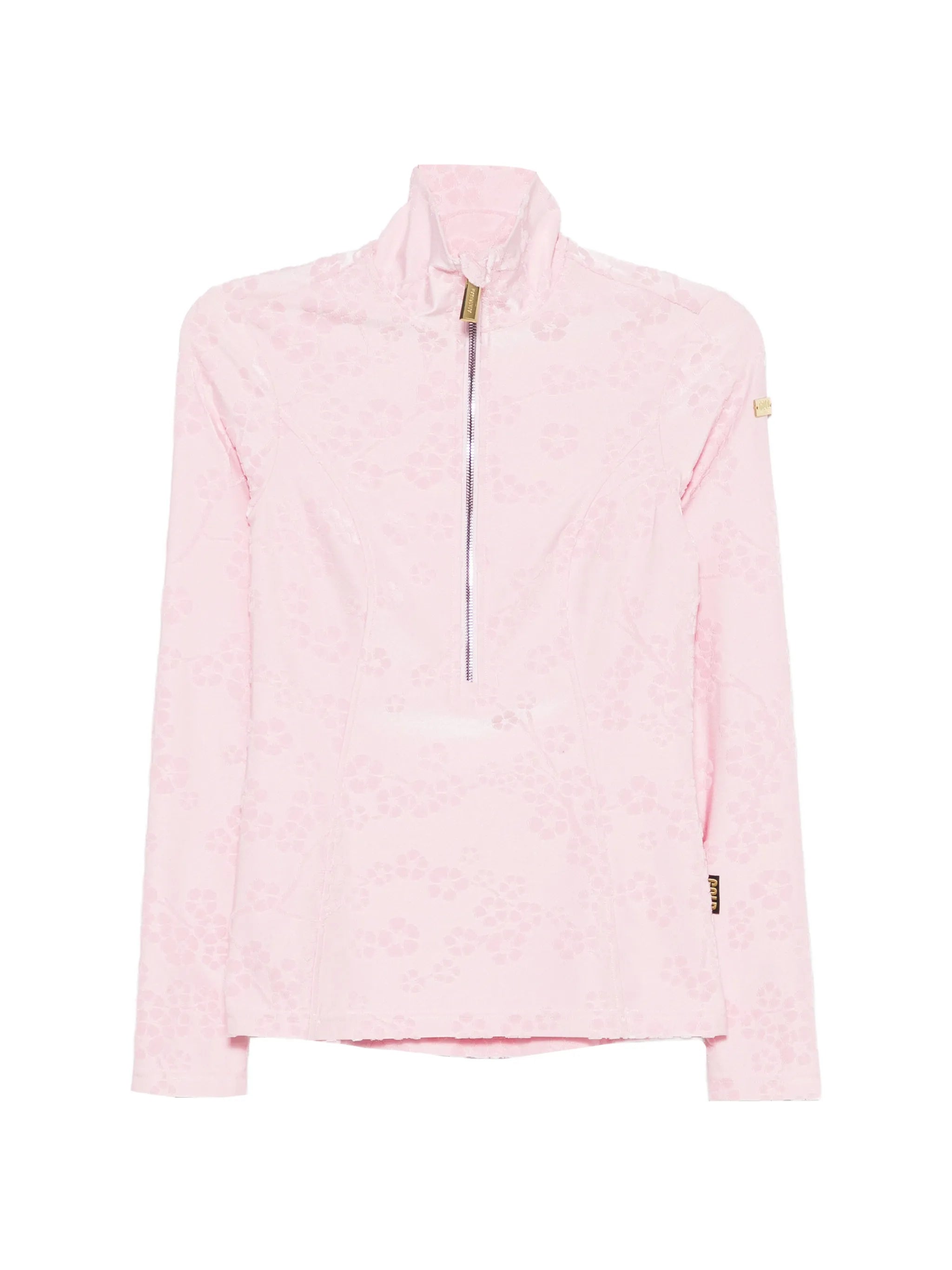 Hana floral-jacquard ski top
