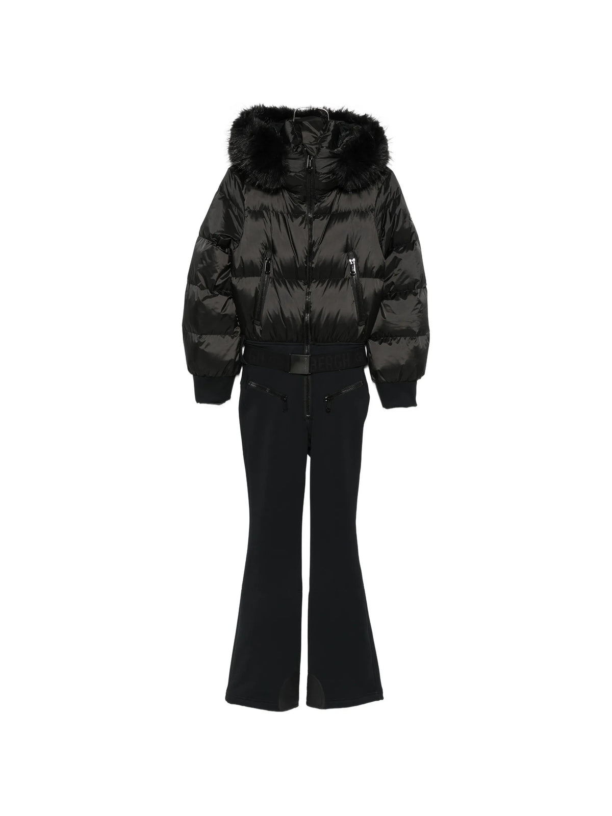 Sayaka faux-fur-trim ski suit