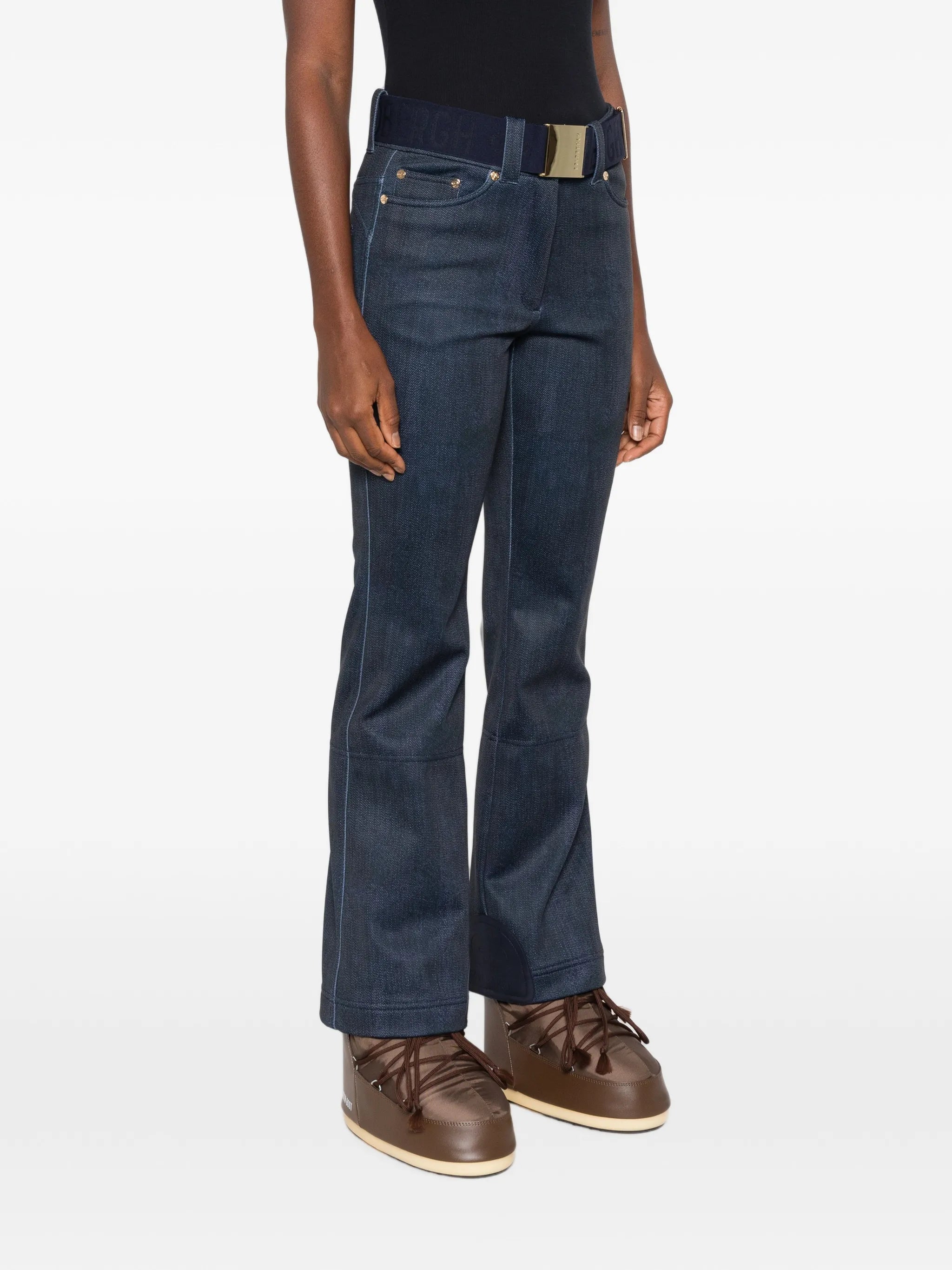 Fuji denim ski pants
