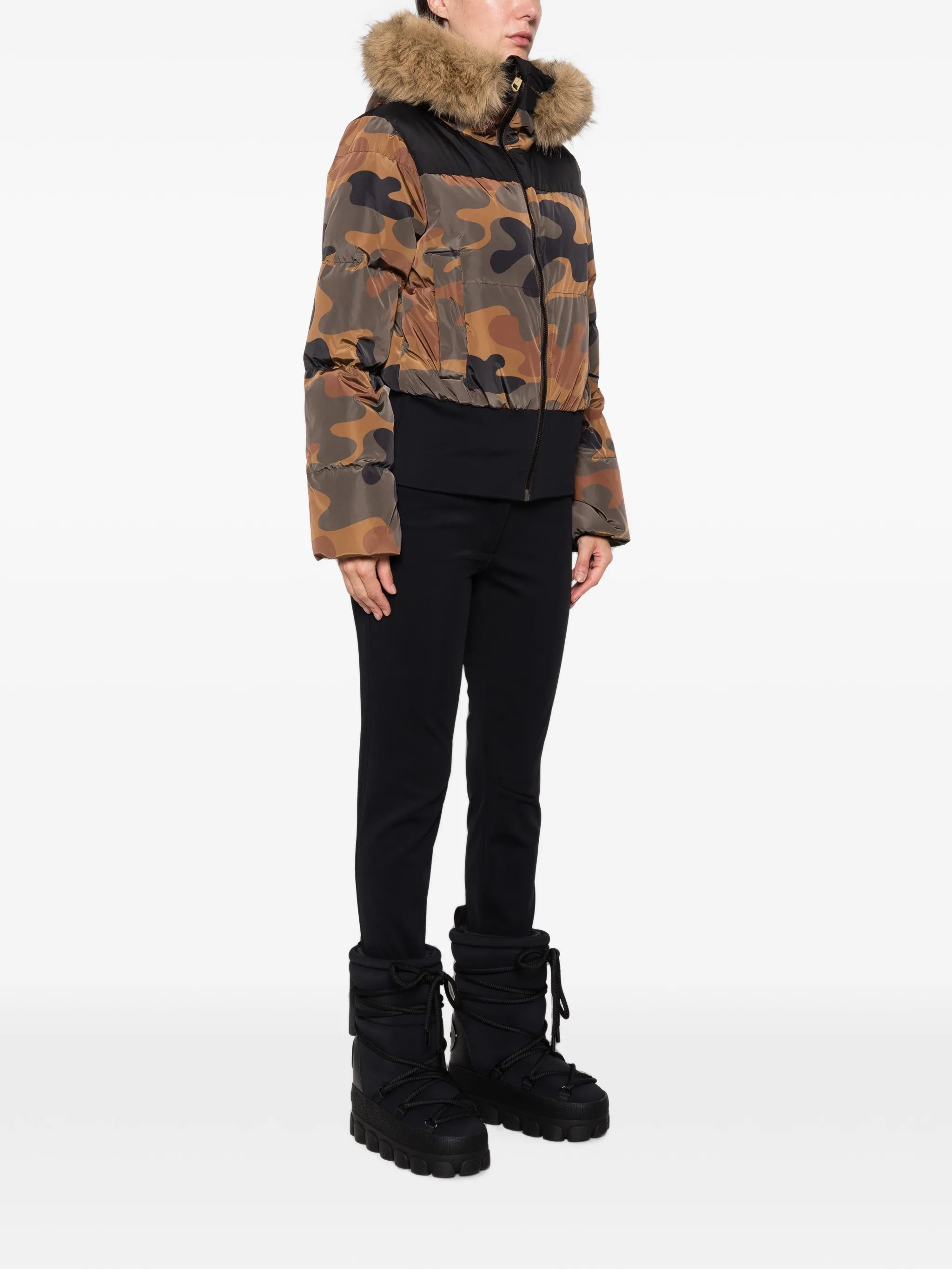 Kiri camouflage-print ski jacket
