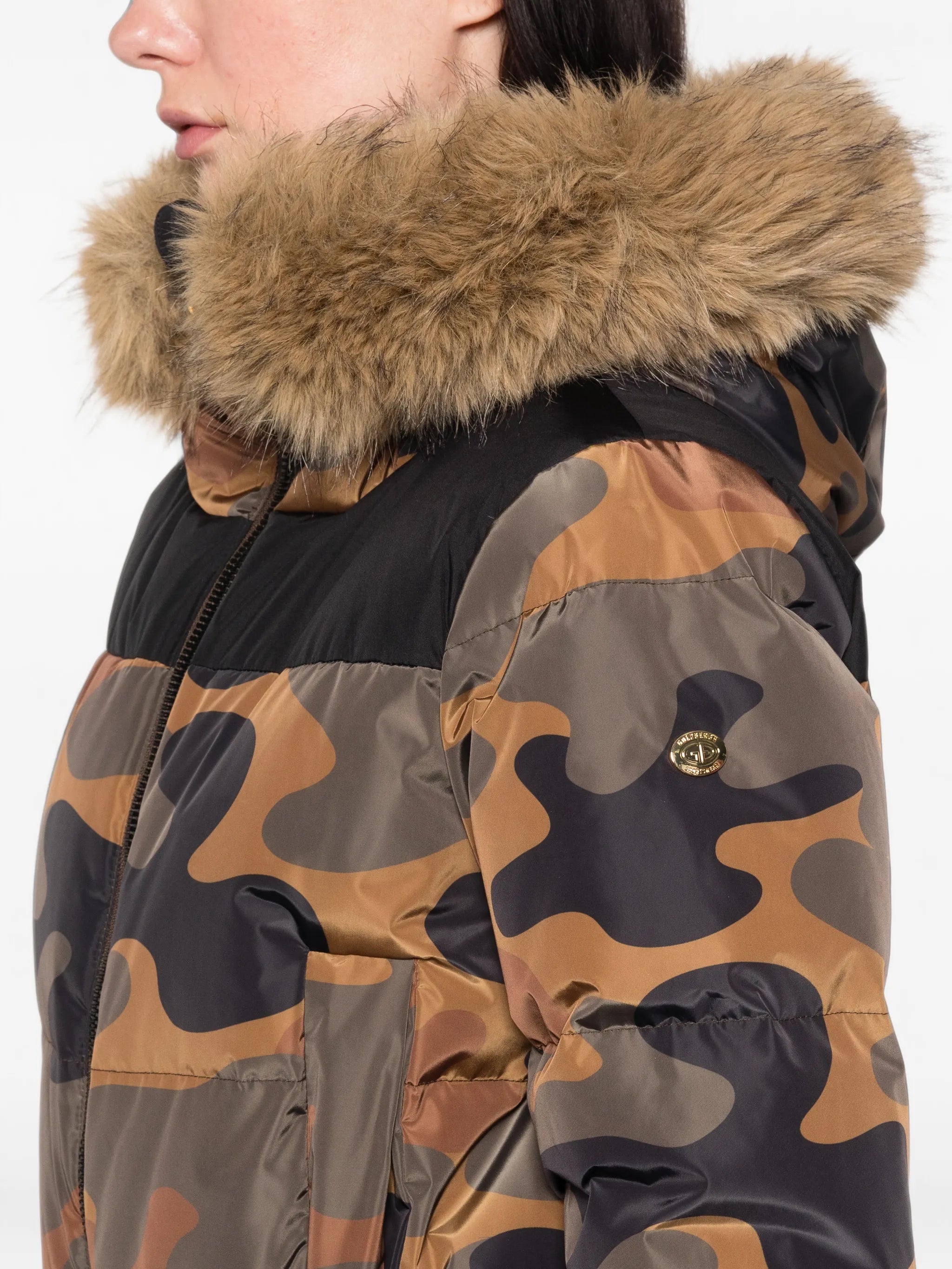 Kiri camouflage-print ski jacket