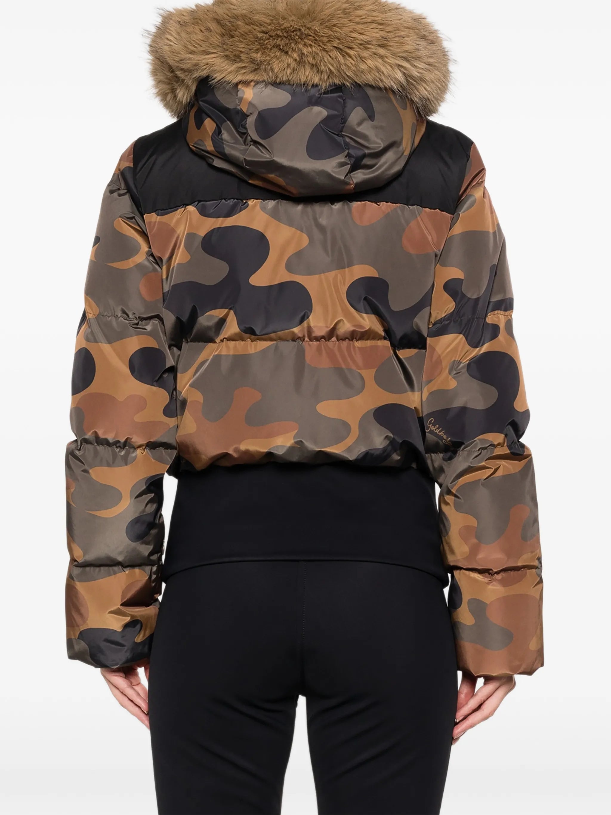 Kiri camouflage-print ski jacket