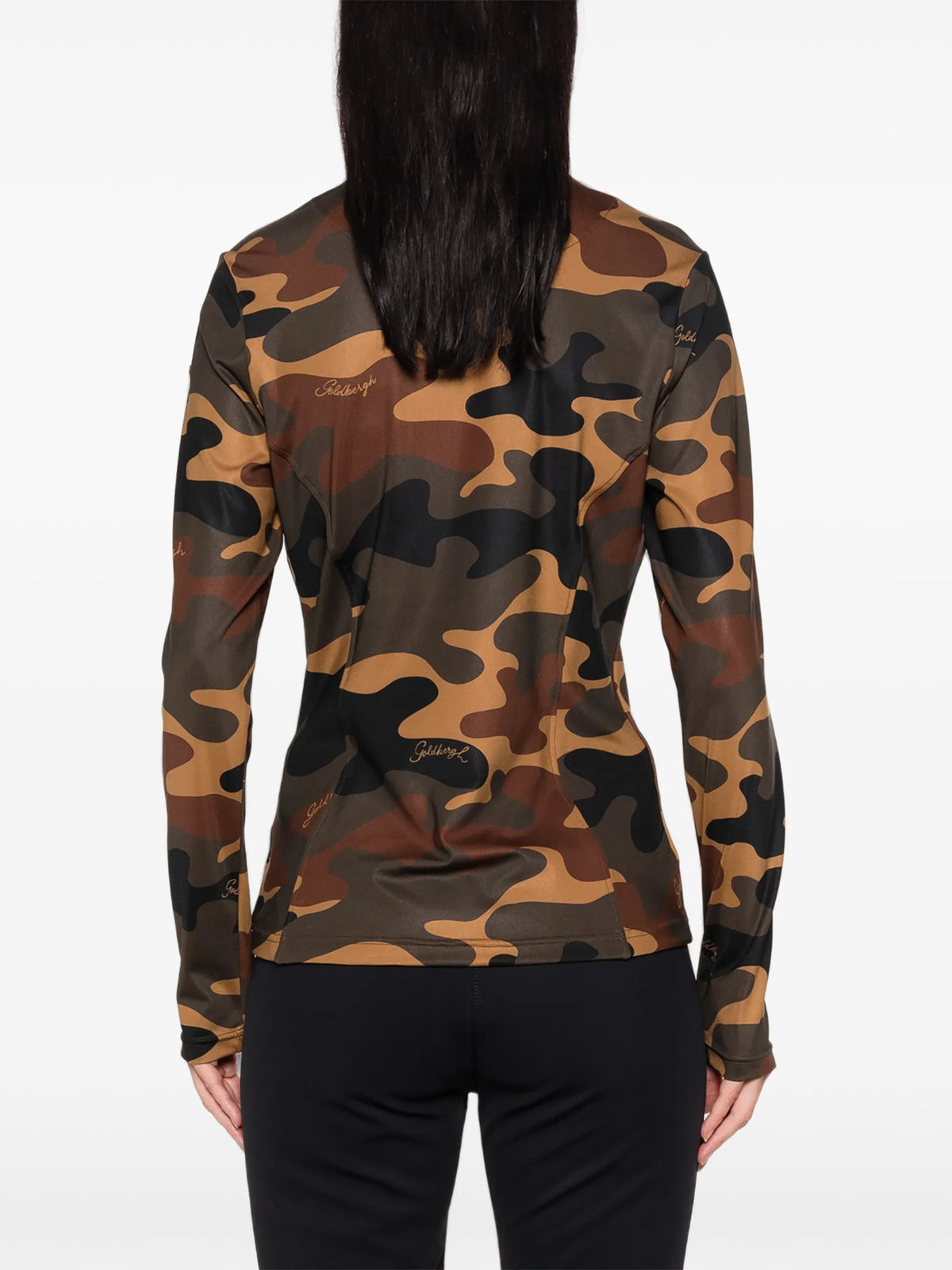 Mori camouflage-print top