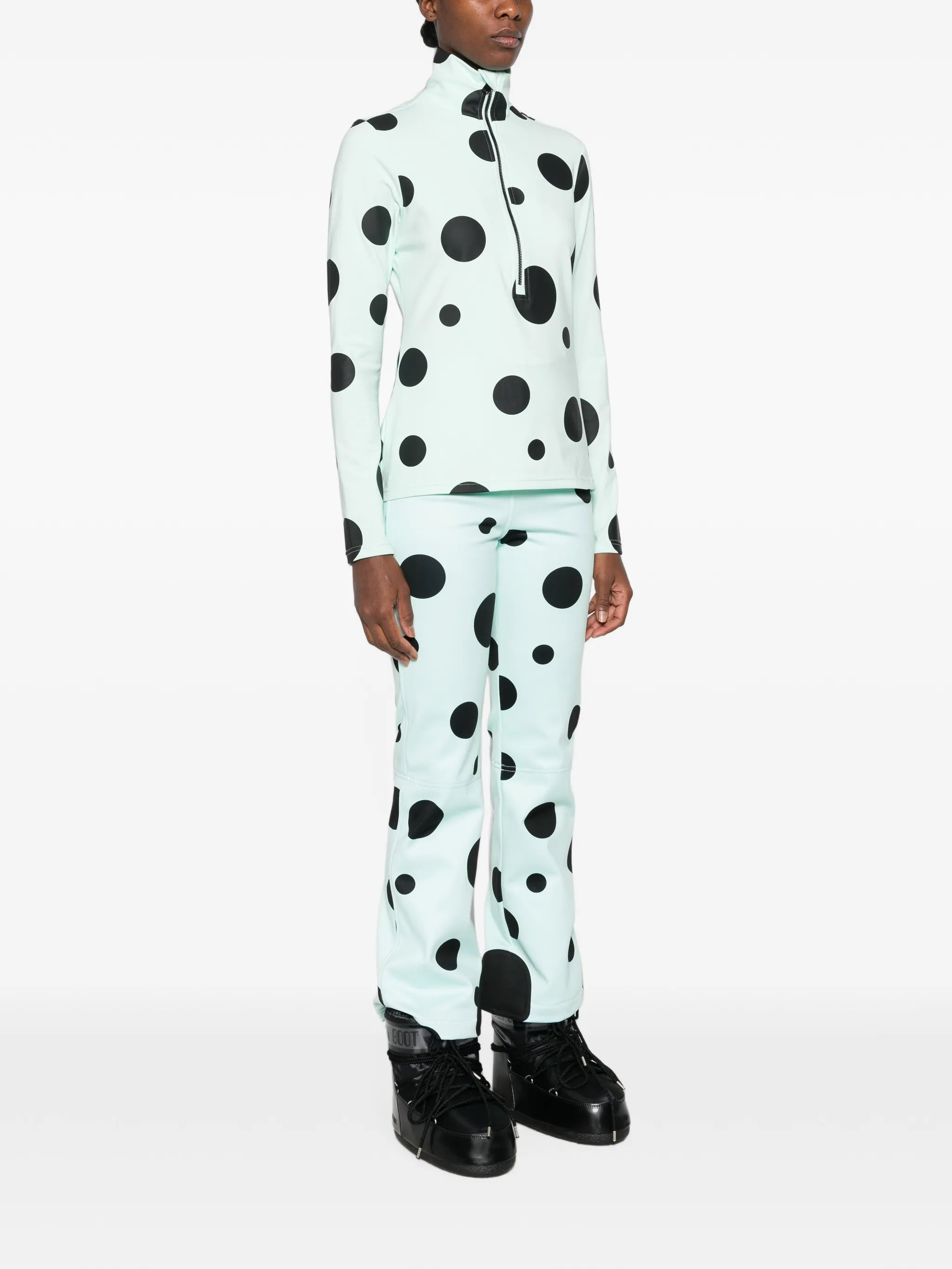 Yoto polka-dot top