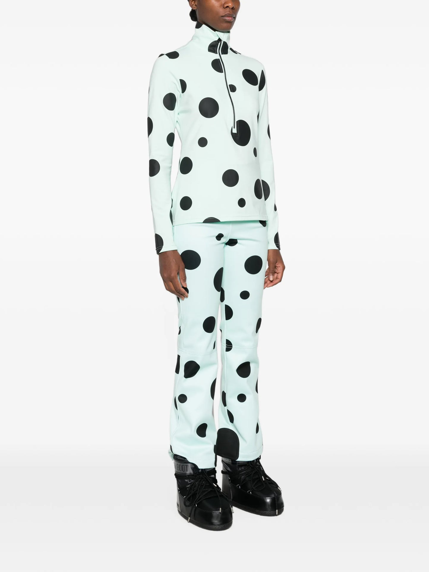 Yoto polka-dot top