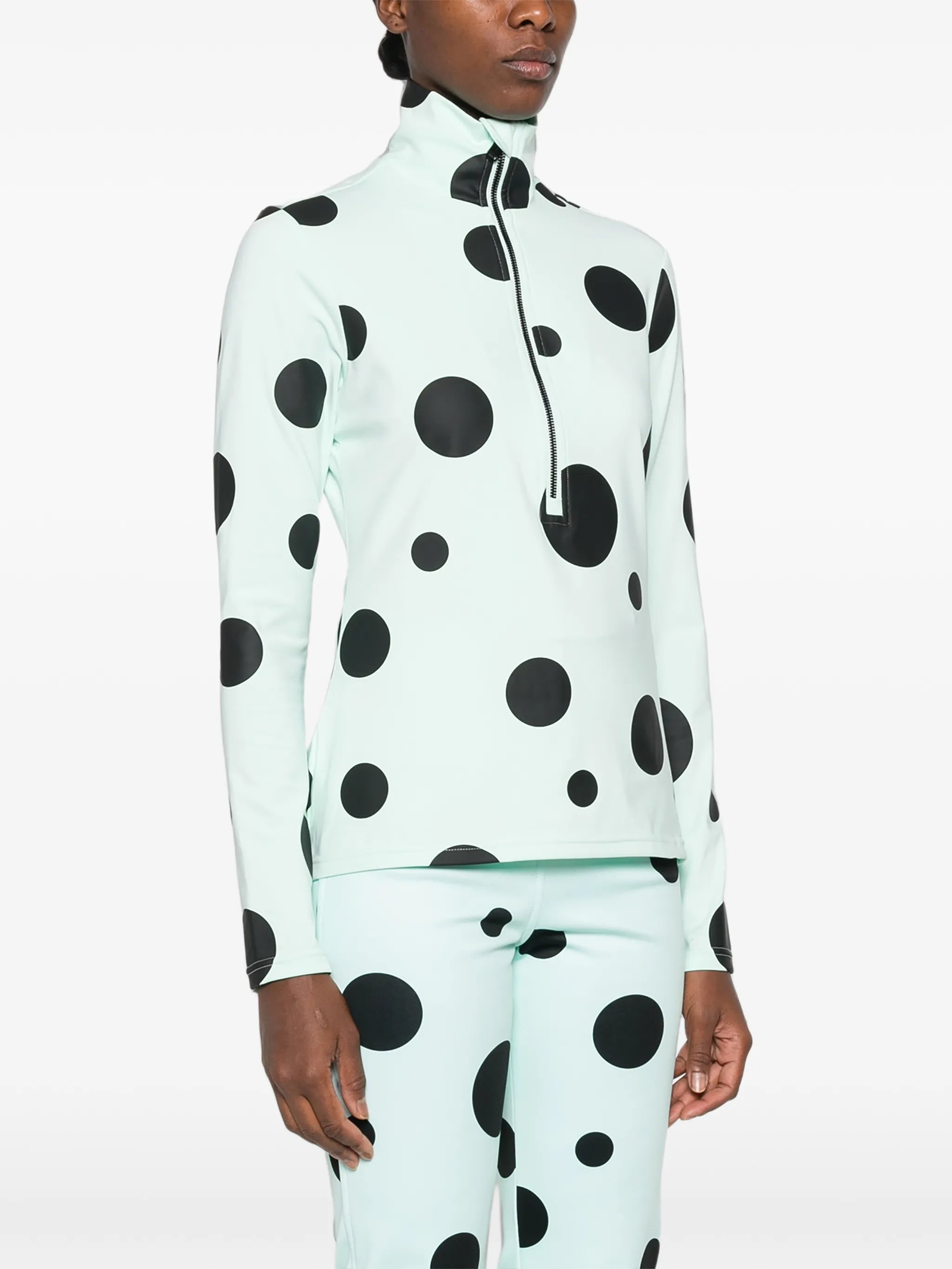 Yoto polka-dot top