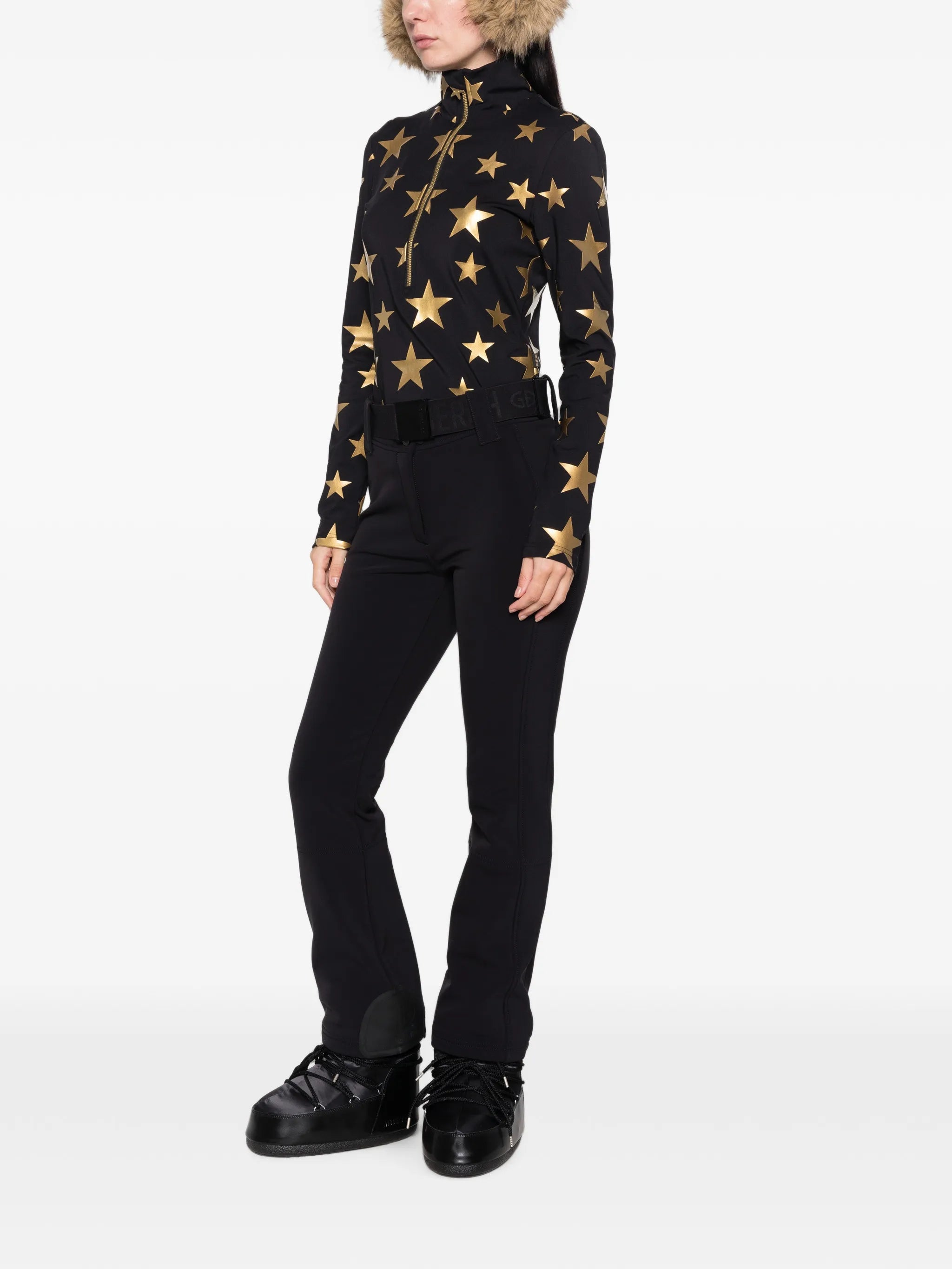 Hikari star-print top
