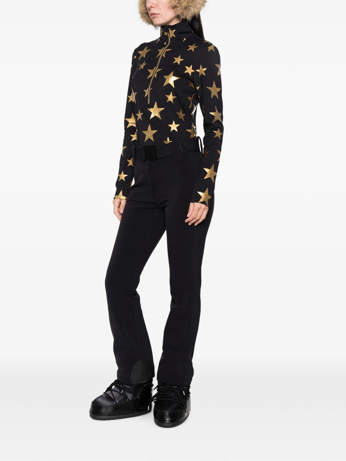 Hikari star-print top