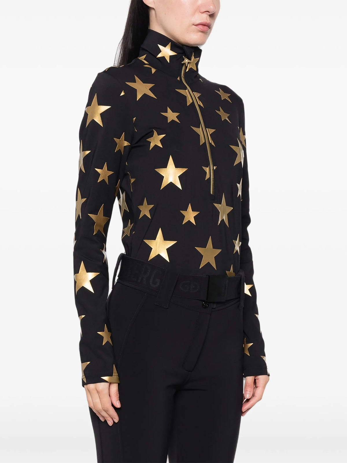 Hikari star-print top