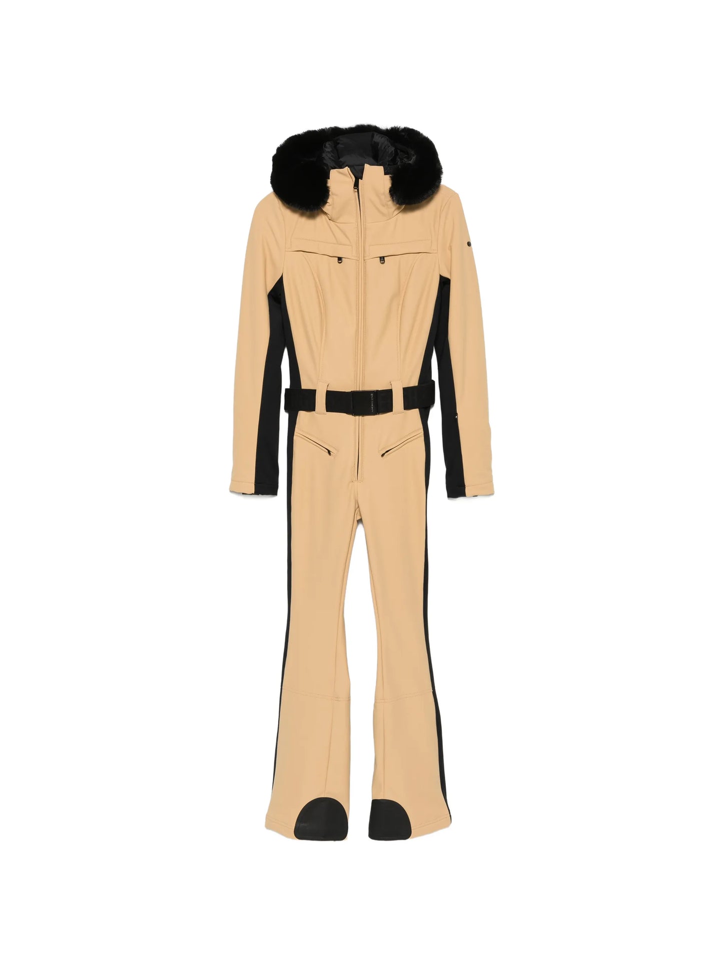 Parry faux fur-trim ski suit