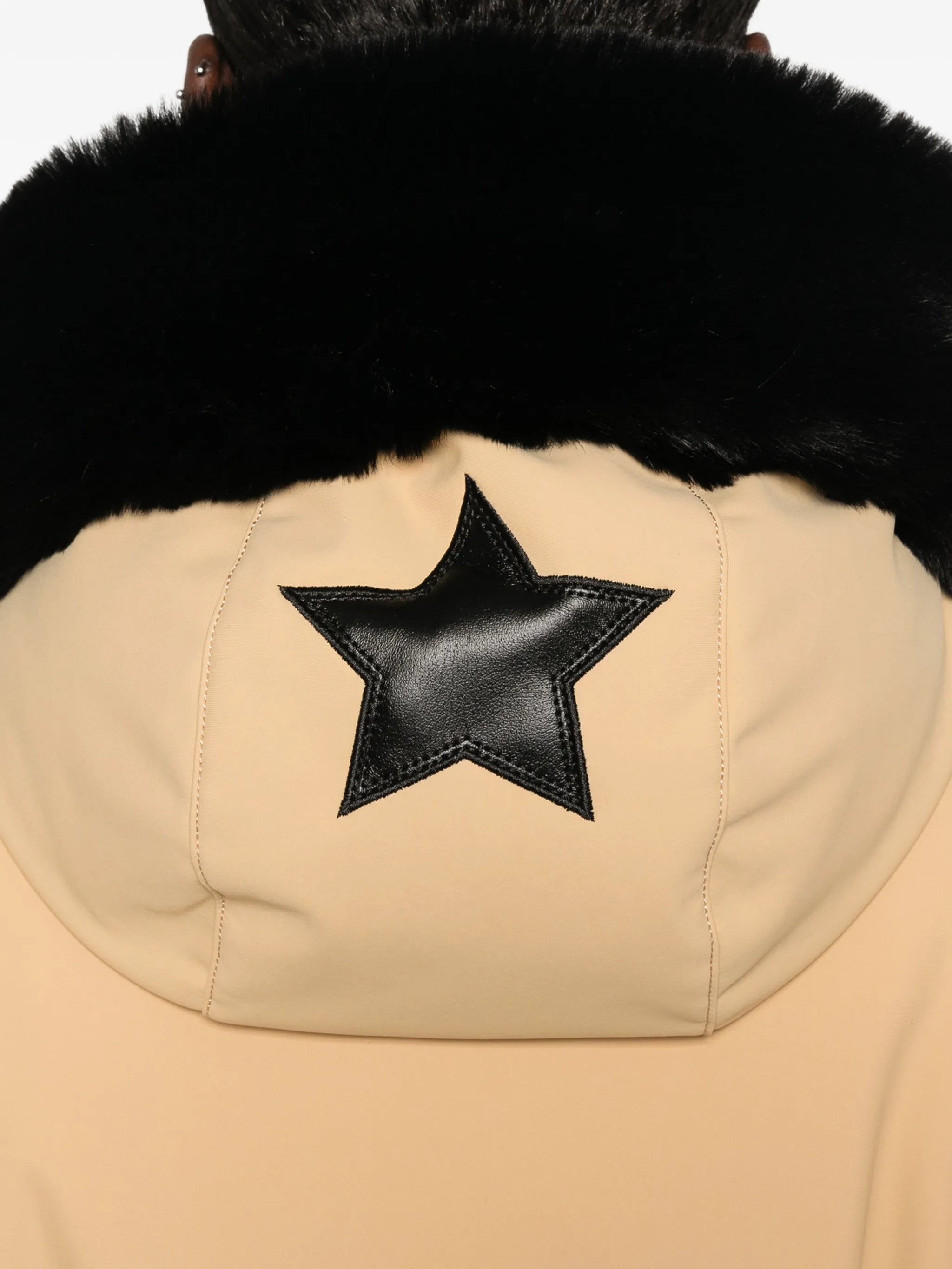 Parry faux fur-trim ski suit