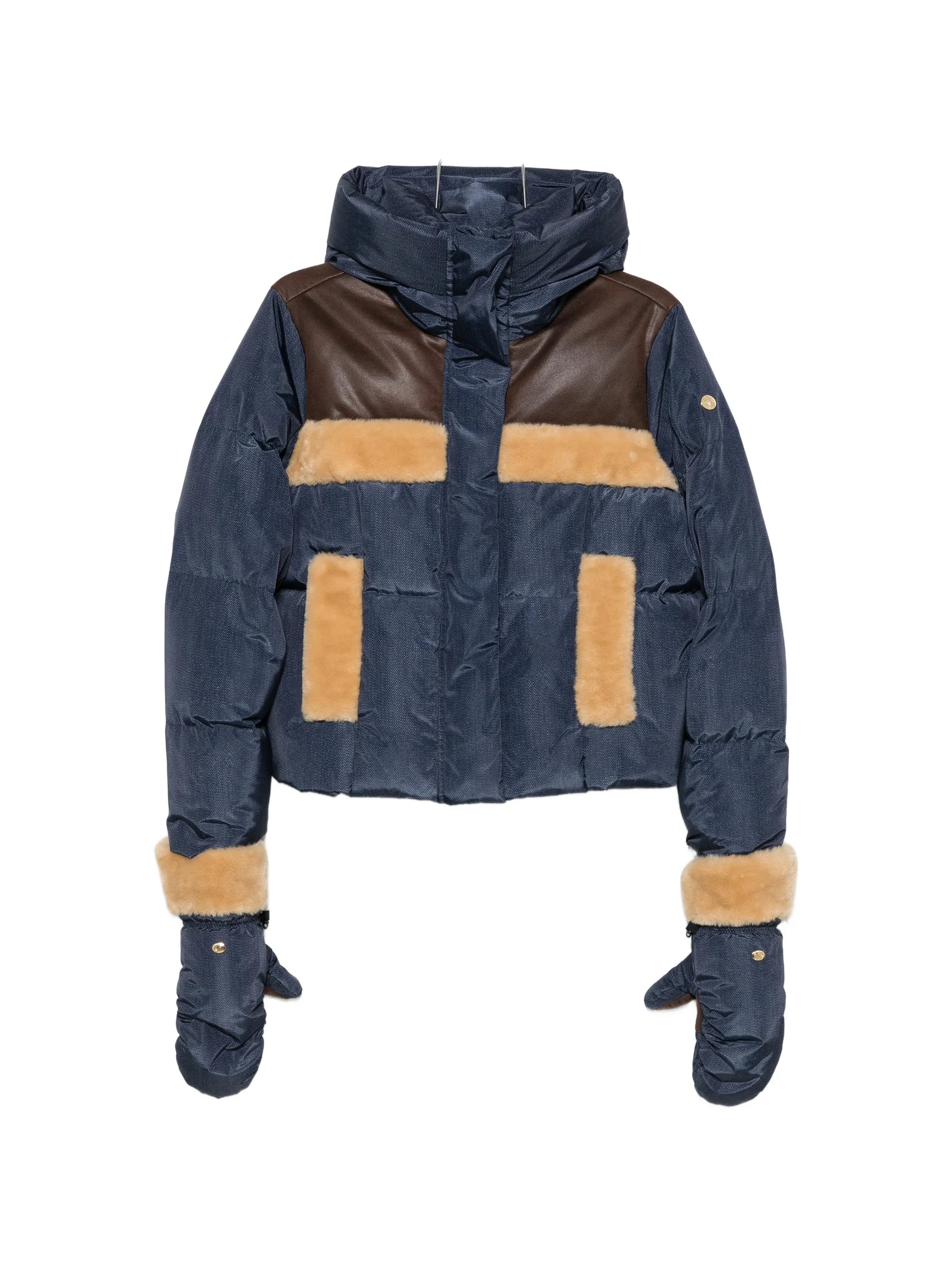 Kori shearling-trimmed ski jacket