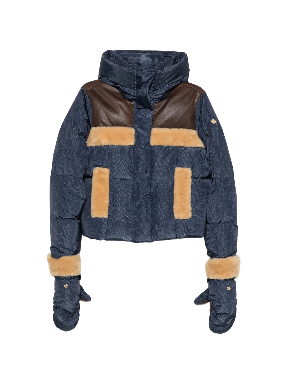 Kori shearling-trimmed ski jacket