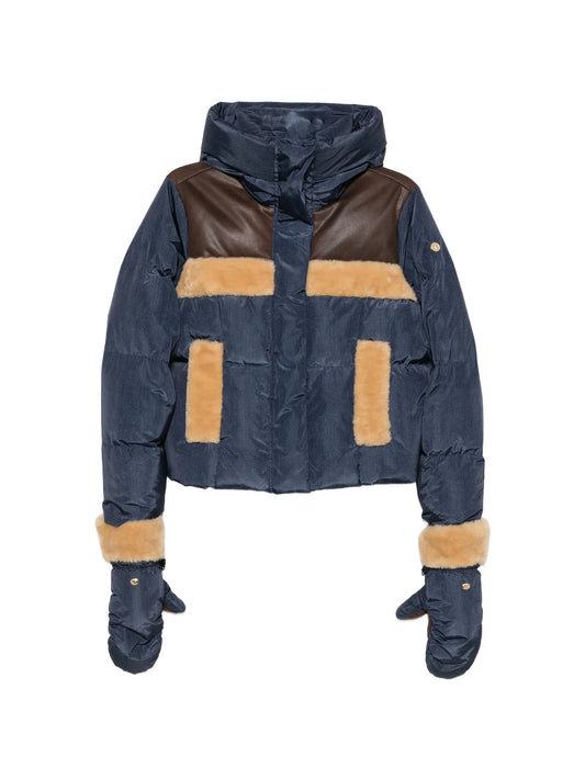 Kori shearling-trimmed ski jacket