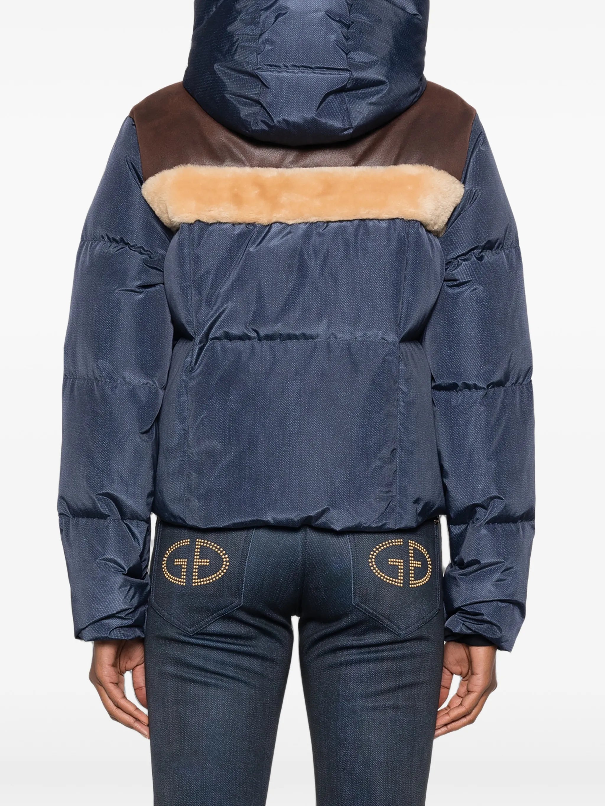 Kori shearling-trimmed ski jacket