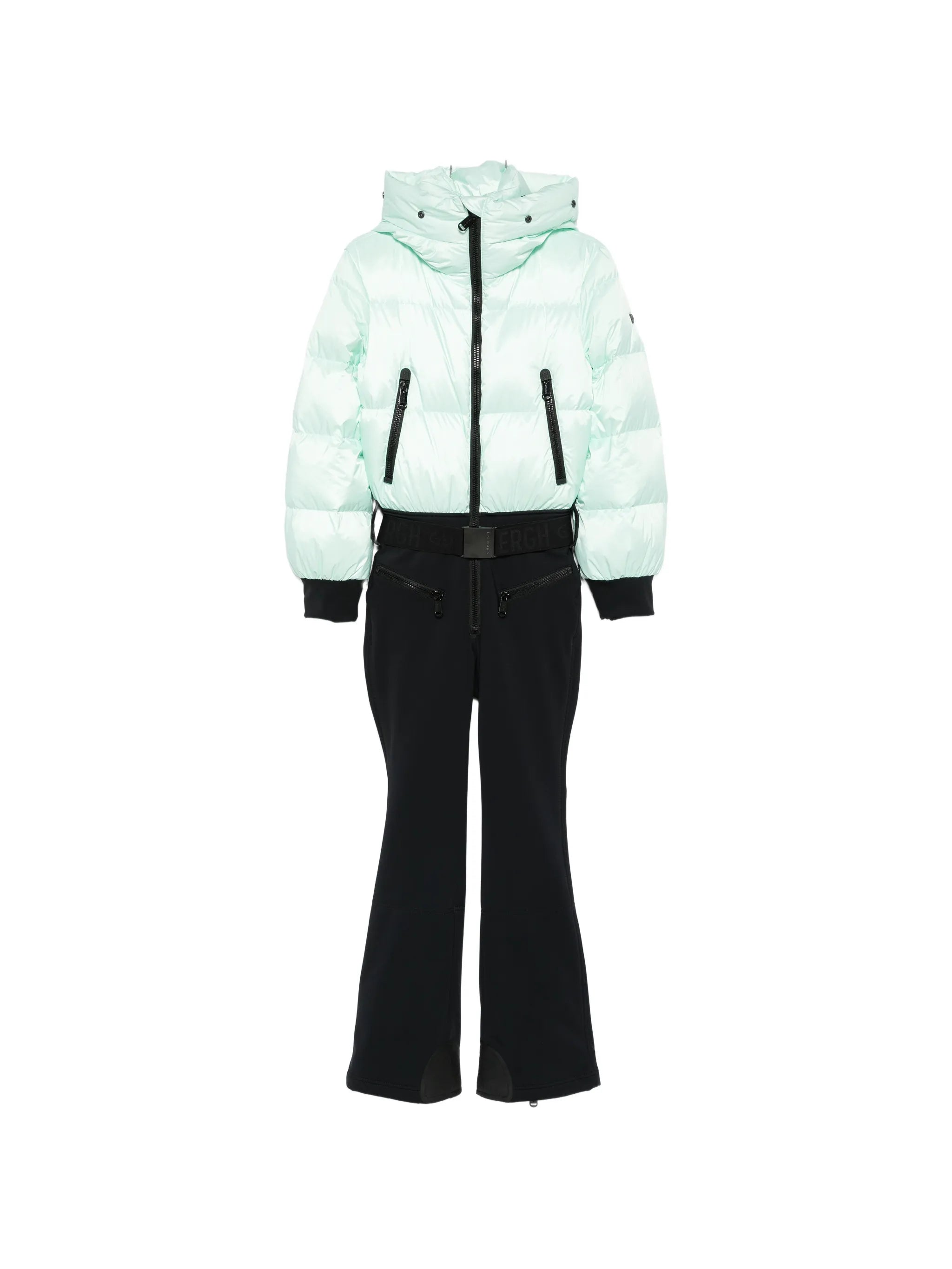 Sayaka hooded puffer ski suit