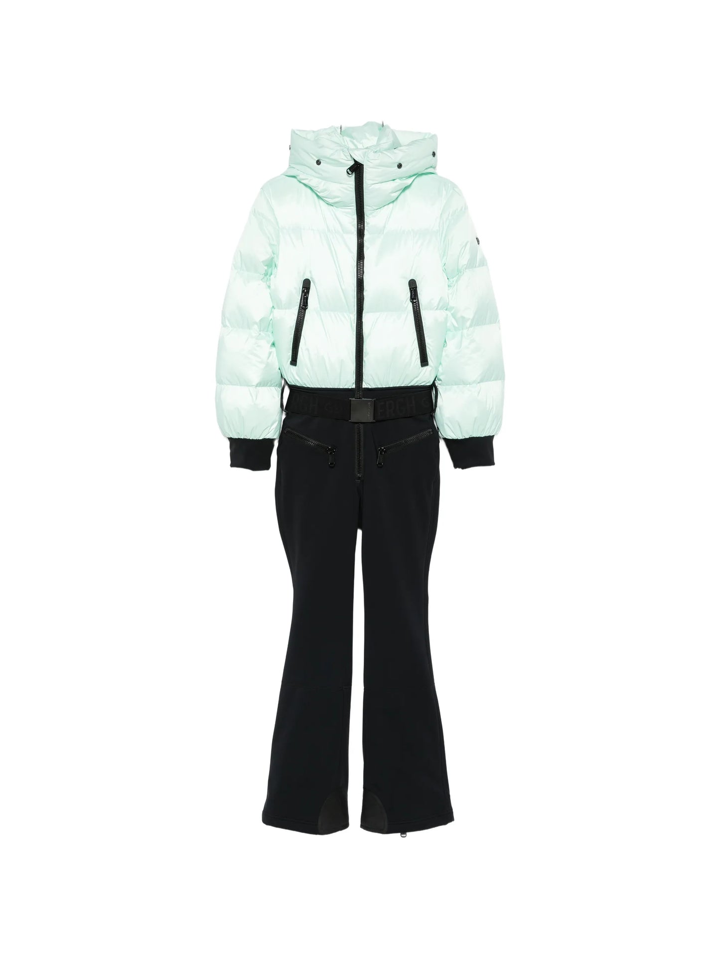 Sayaka hooded puffer ski suit
