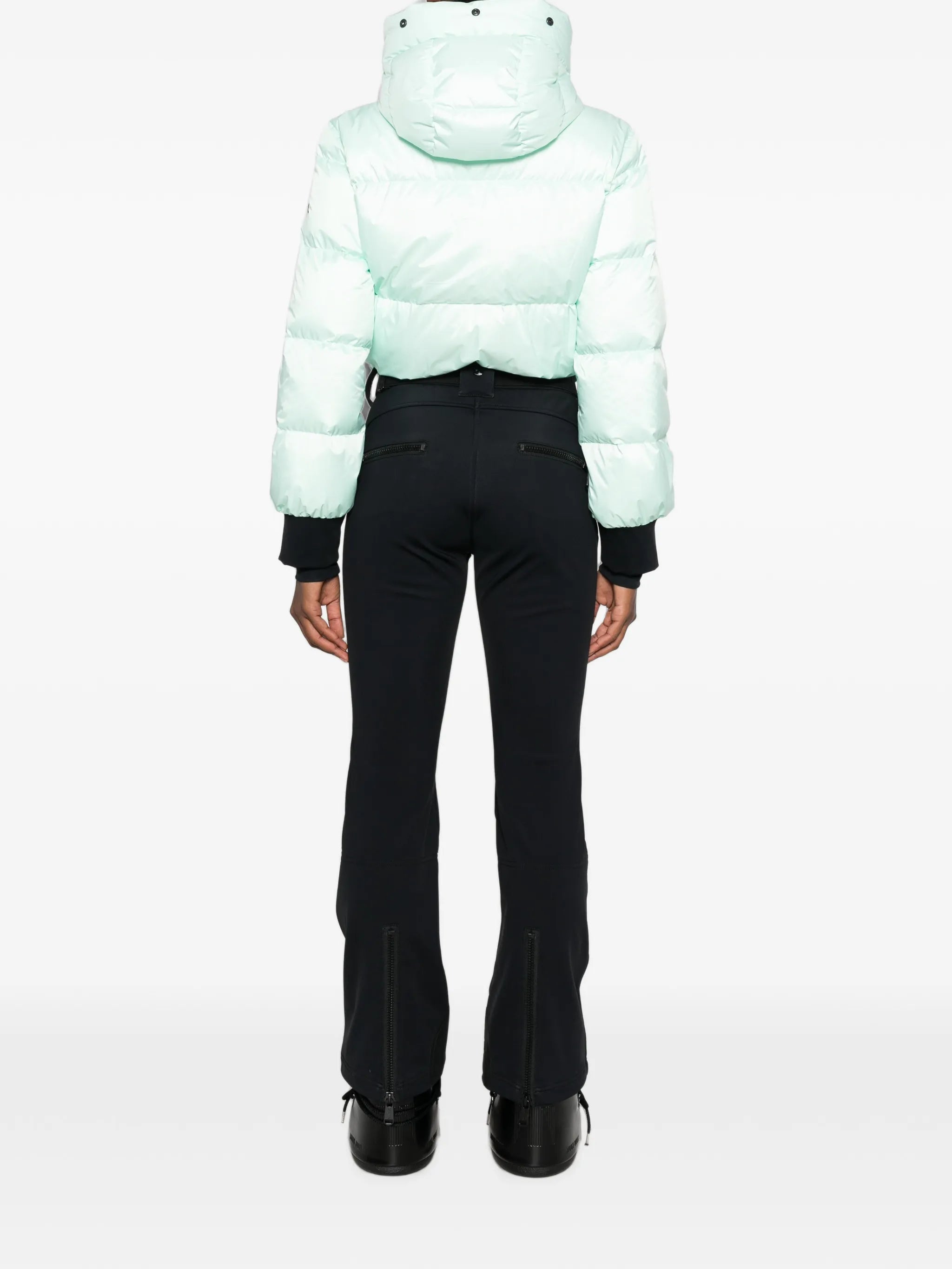 Sayaka hooded puffer ski suit