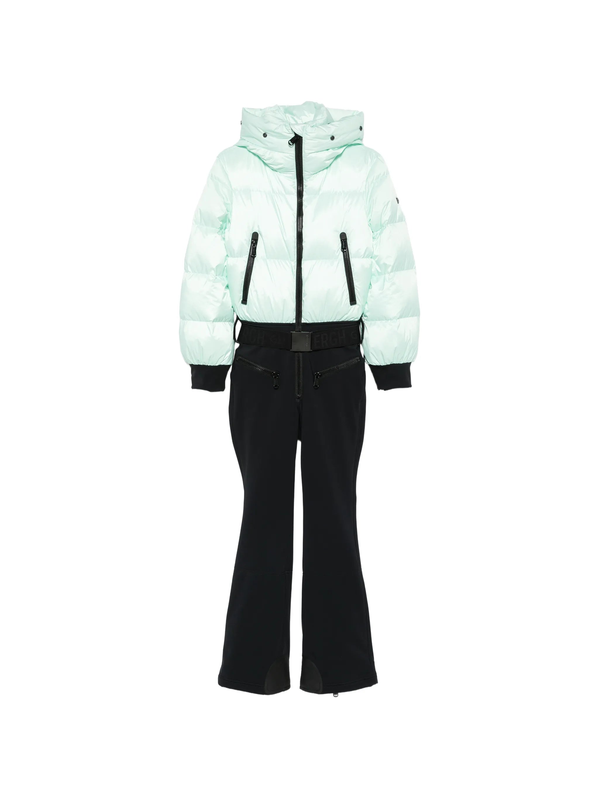 Sayaka hooded puffer ski suit