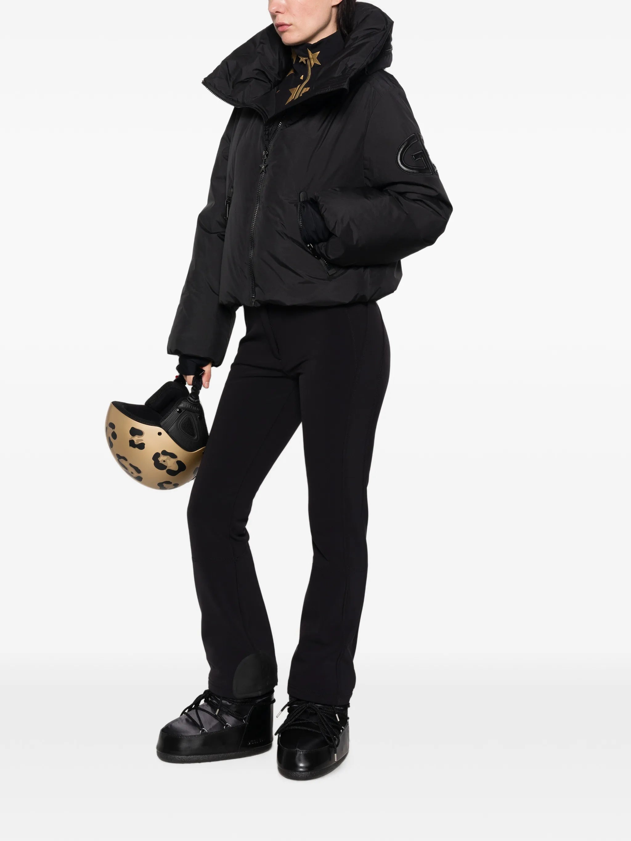 Porter hooded ski jacket
