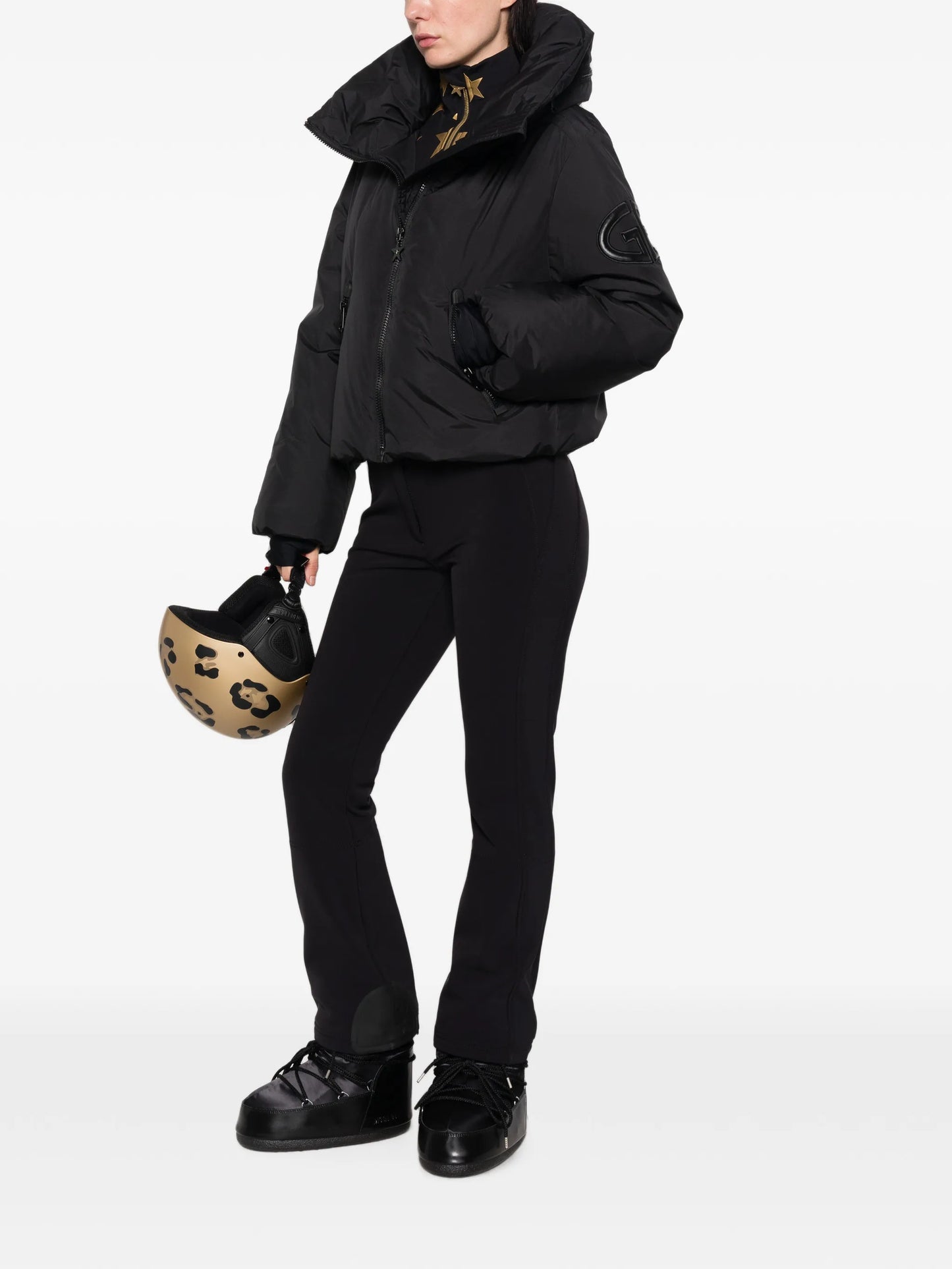 Porter hooded ski jacket