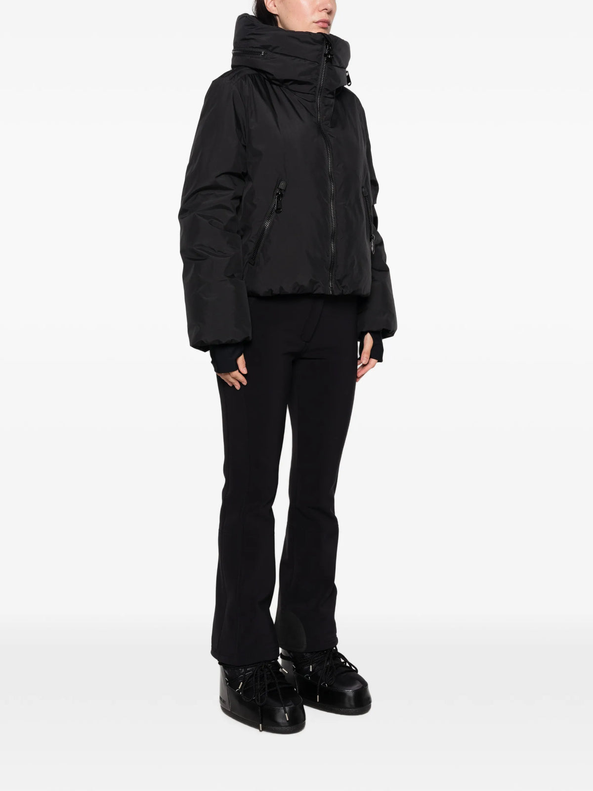 Porter hooded ski jacket