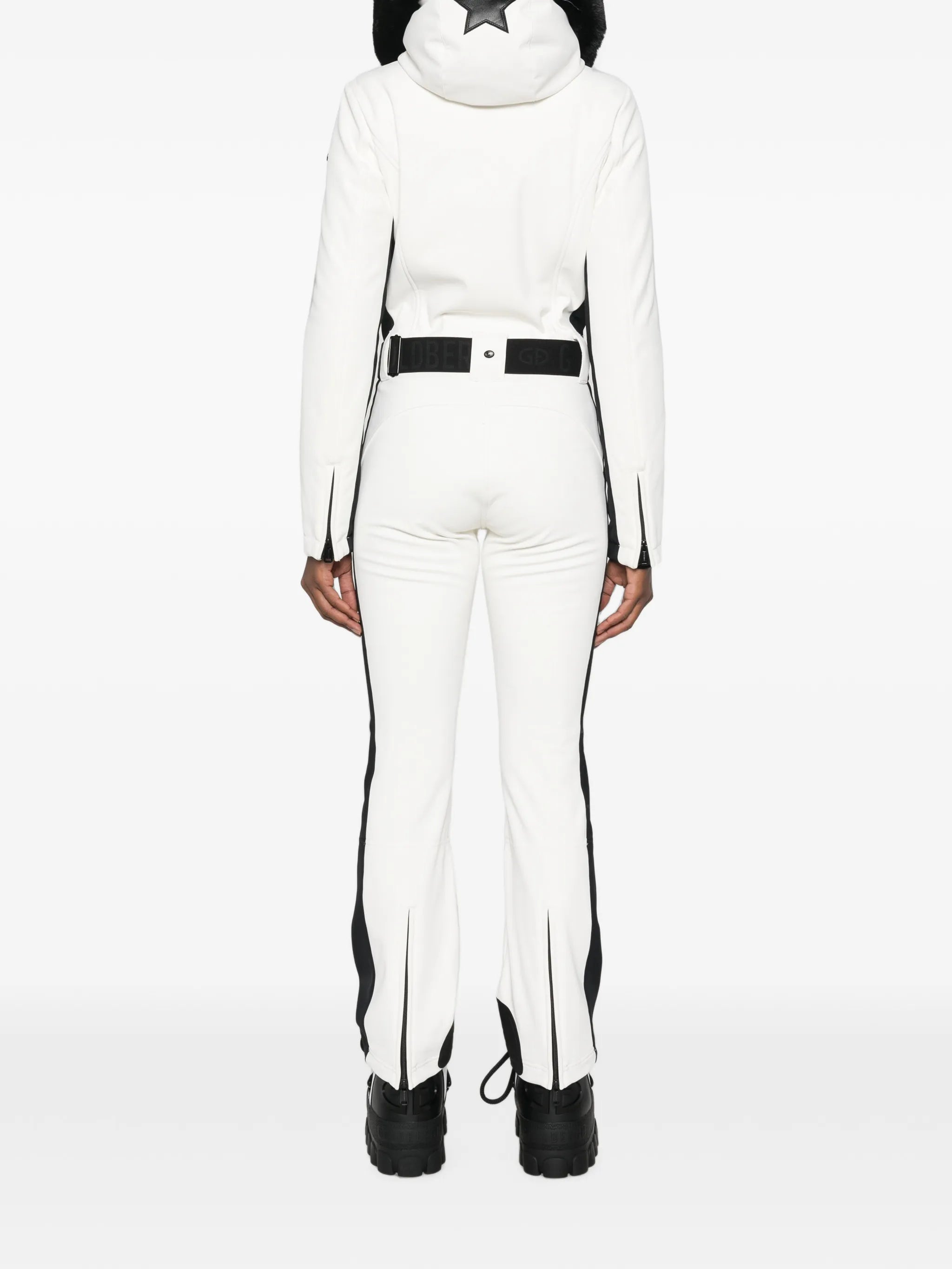 Parry faux-fur-trim ski suit