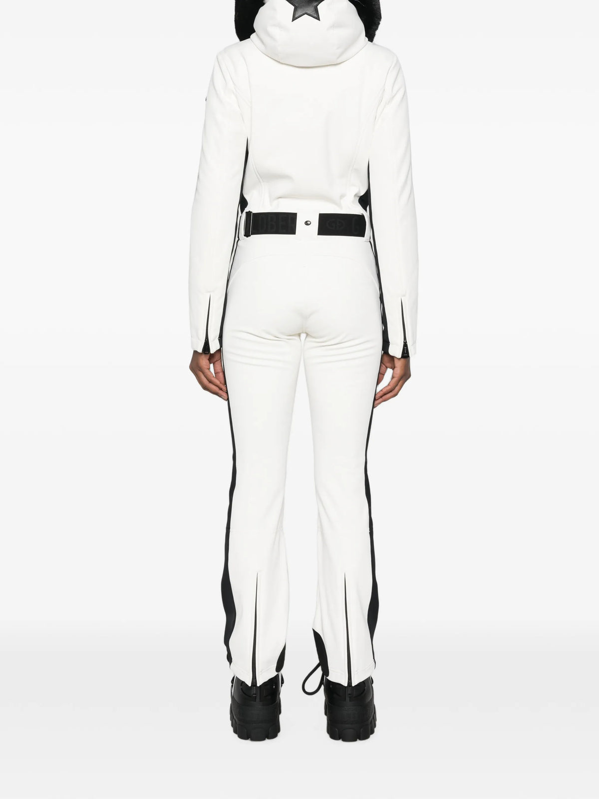 Parry faux-fur-trim ski suit