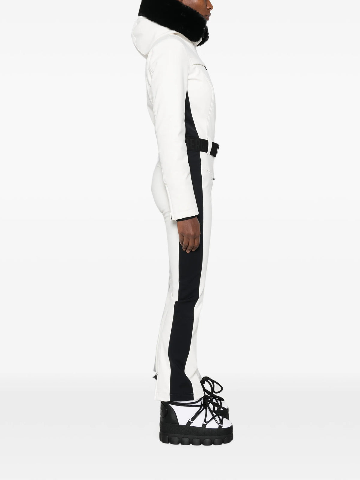 Parry faux-fur-trim ski suit