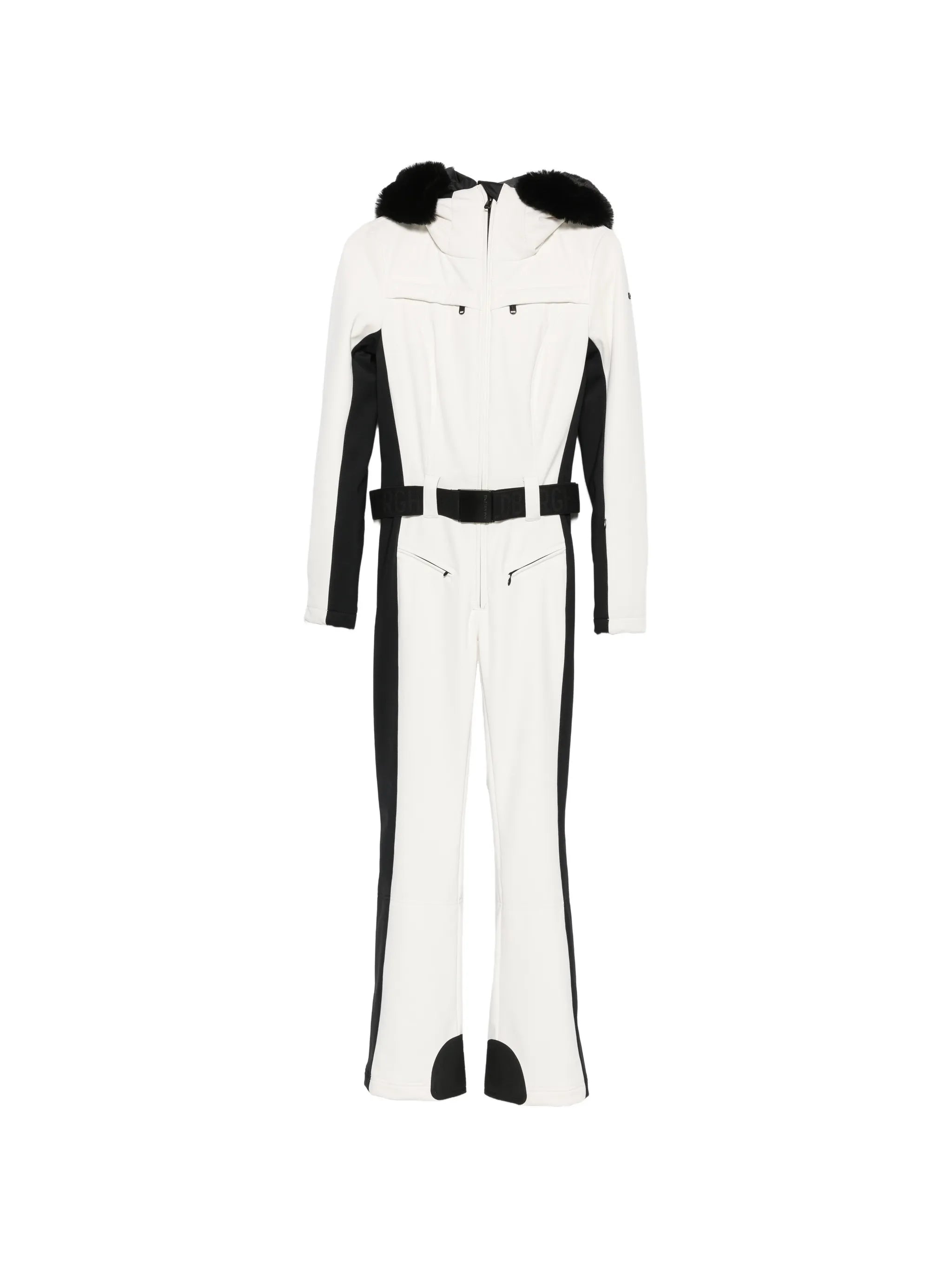 Parry faux-fur-trim ski suit