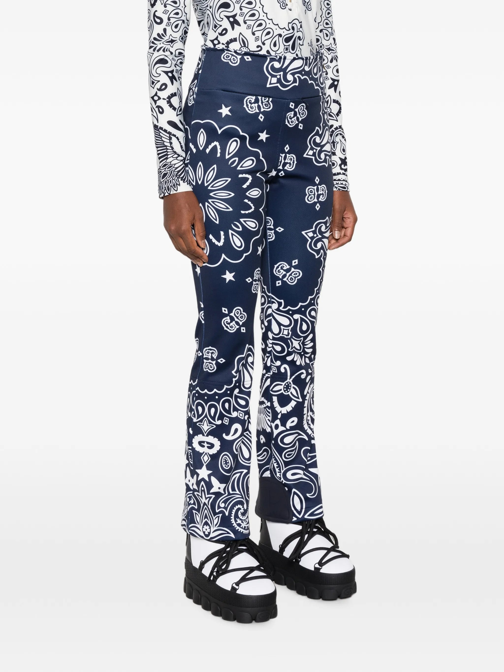 Shiro bandana-print ski leggings