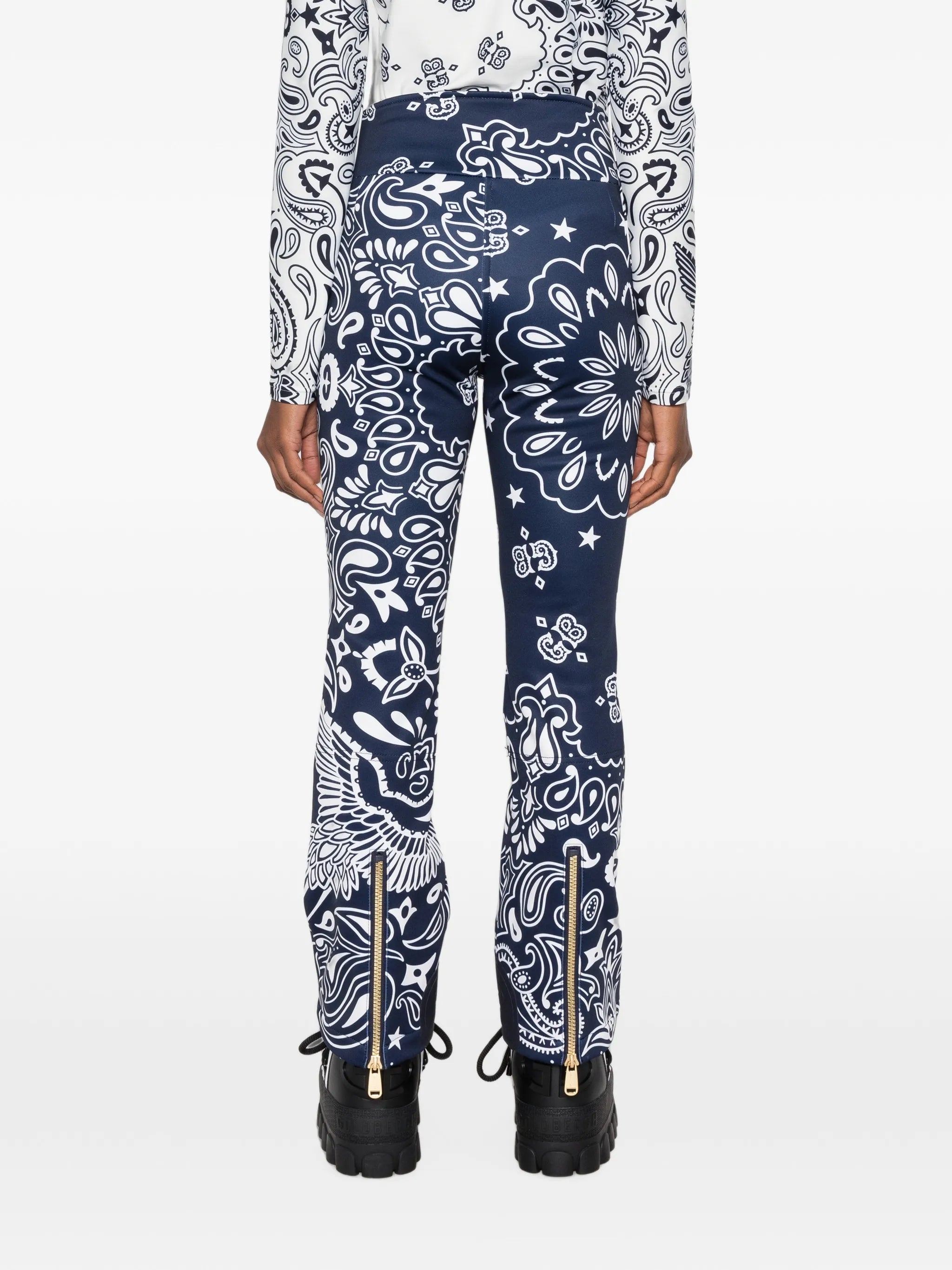 Shiro bandana-print ski leggings