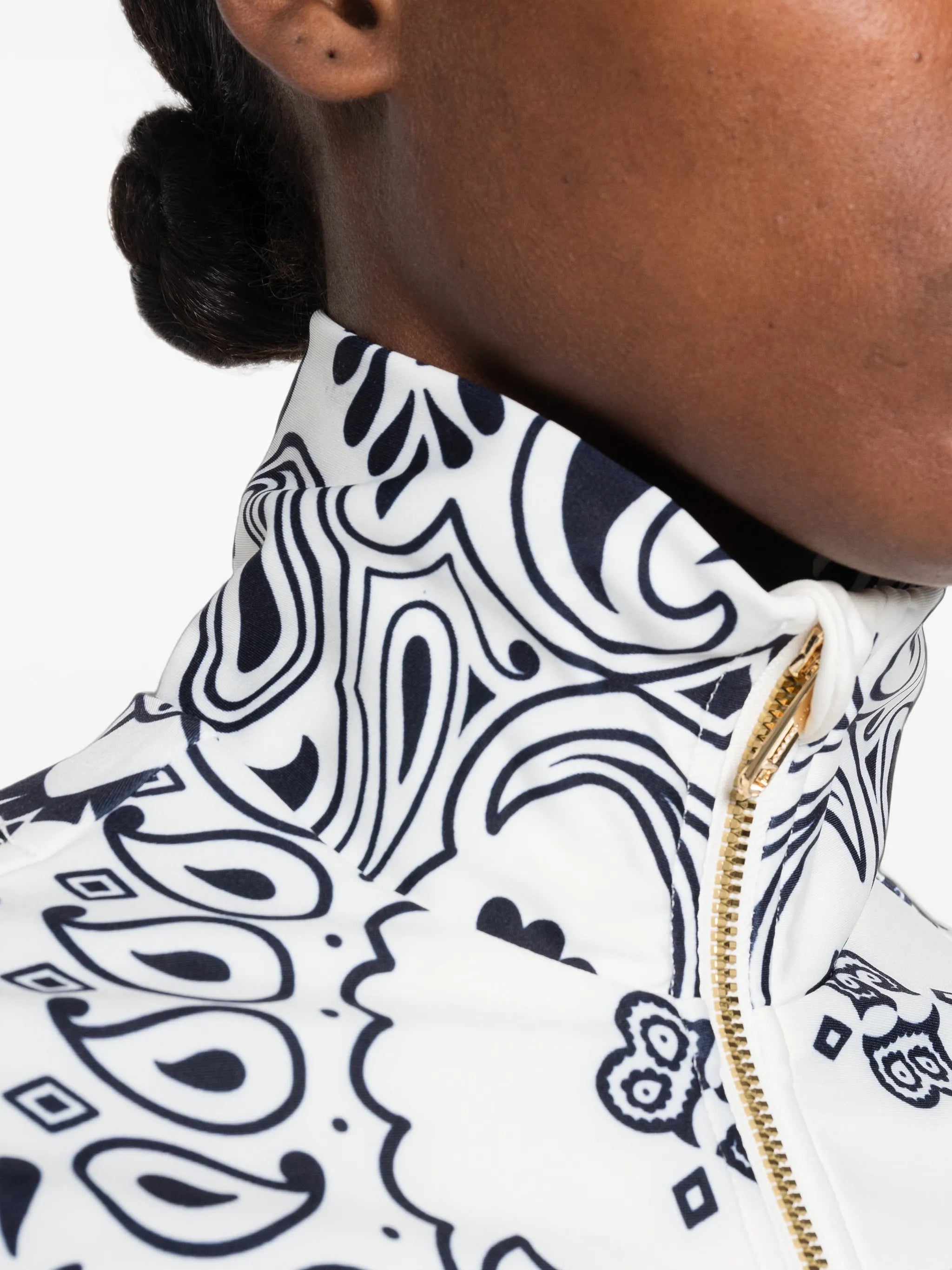 Toriko bandana-print top