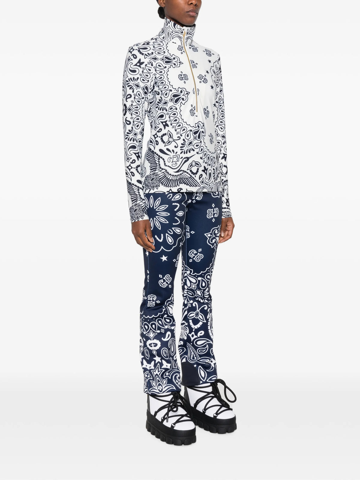Toriko bandana-print top