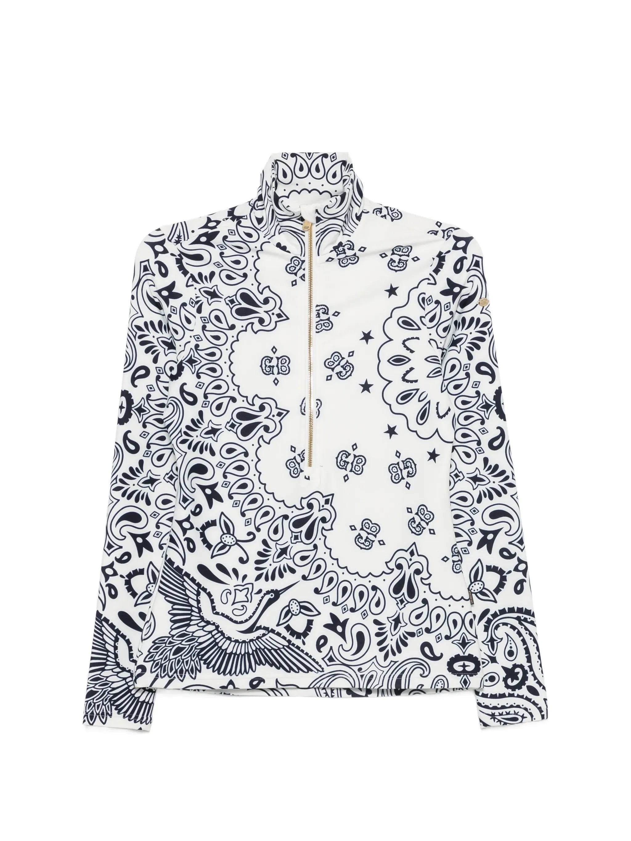 Toriko bandana-print top