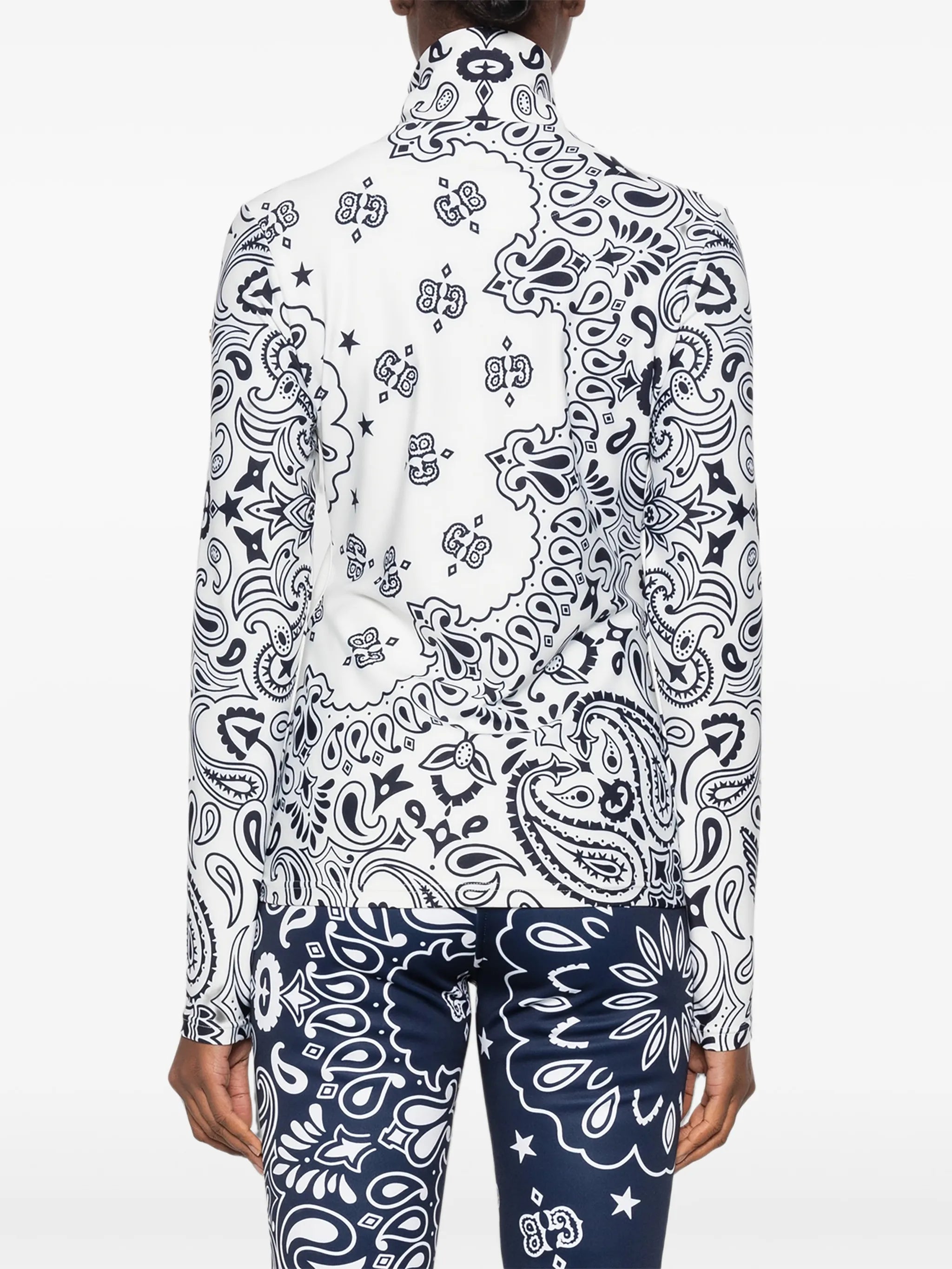 Toriko bandana-print top