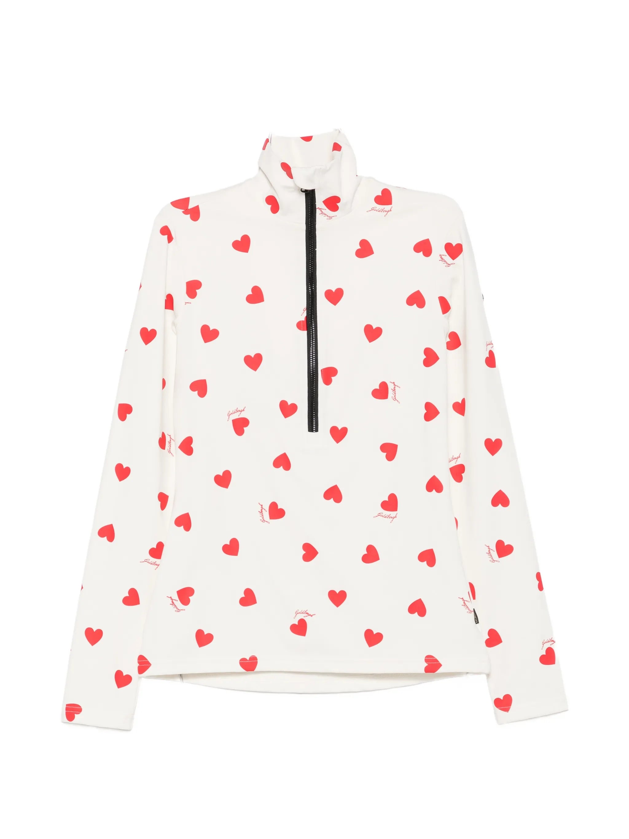 Aimi heart-print top