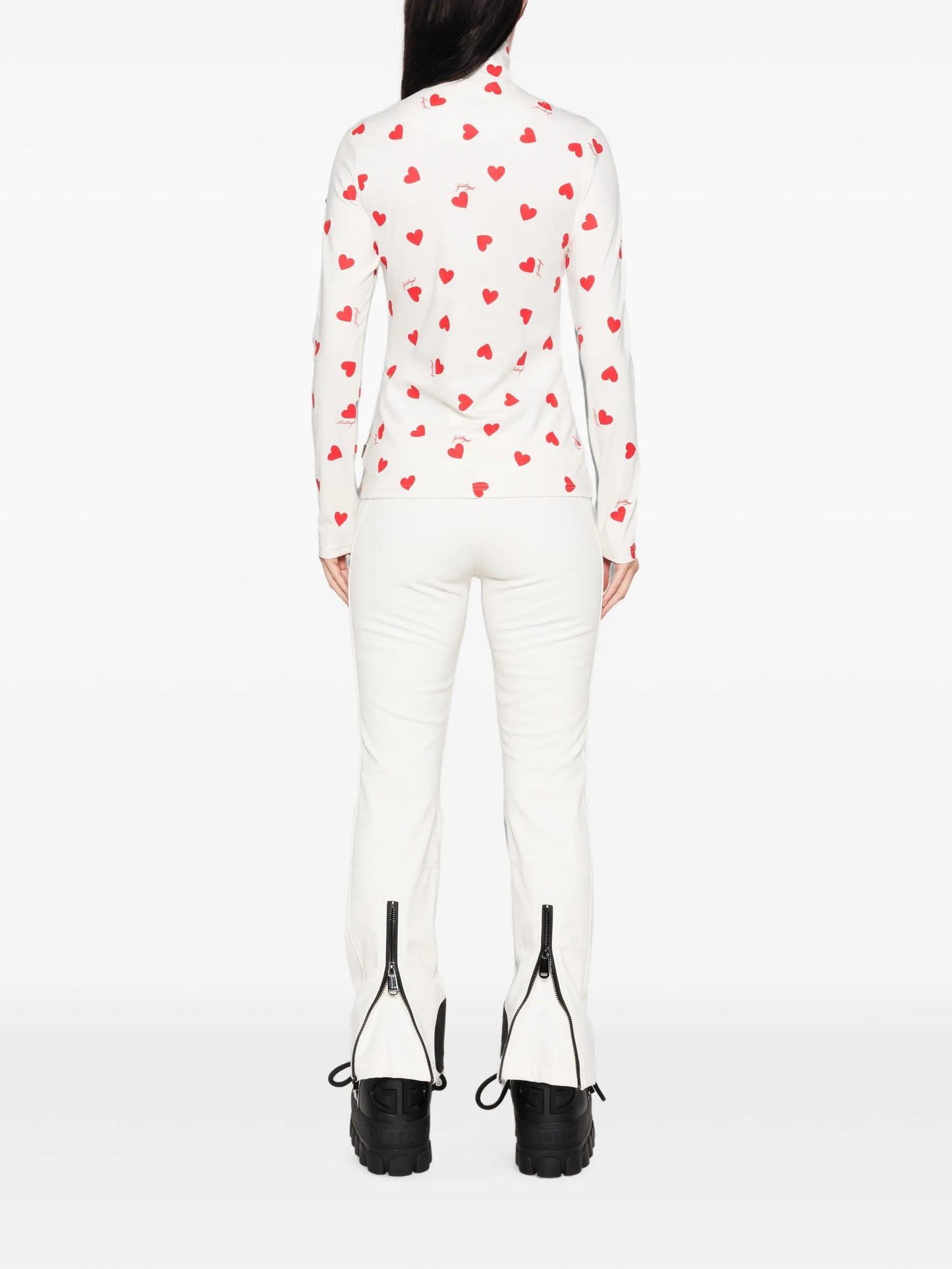 Aimi heart-print top