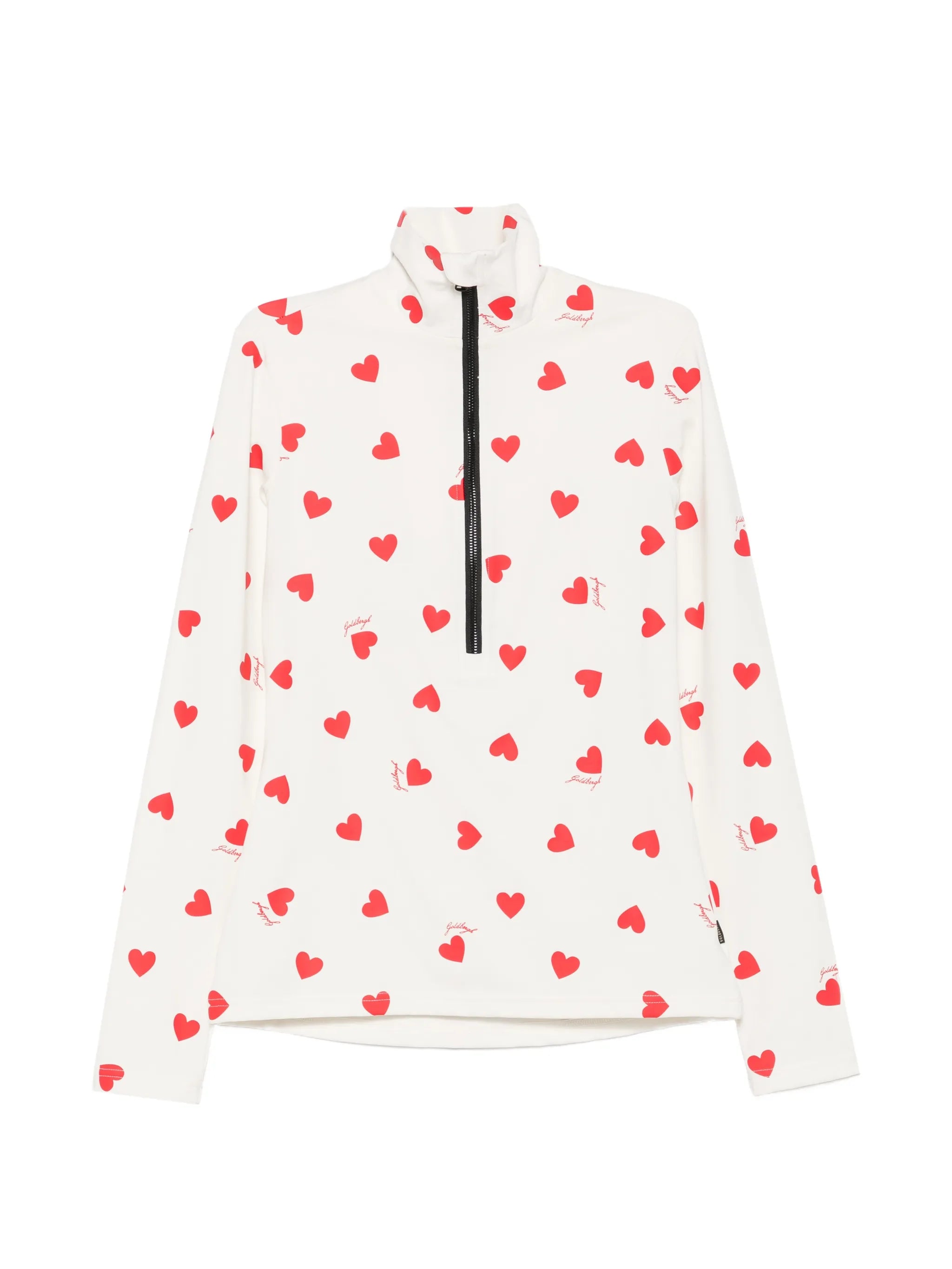 Aimi heart-print top