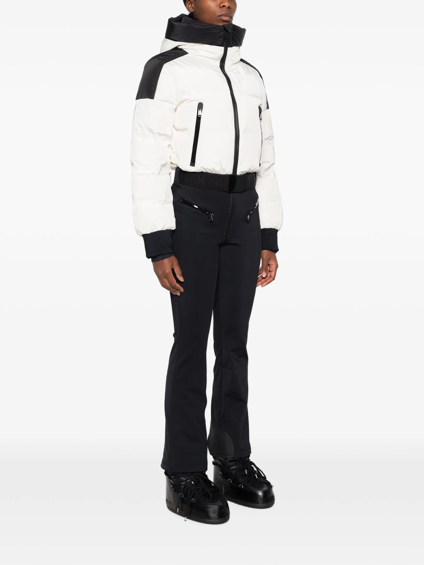 Amee hooded ski suit