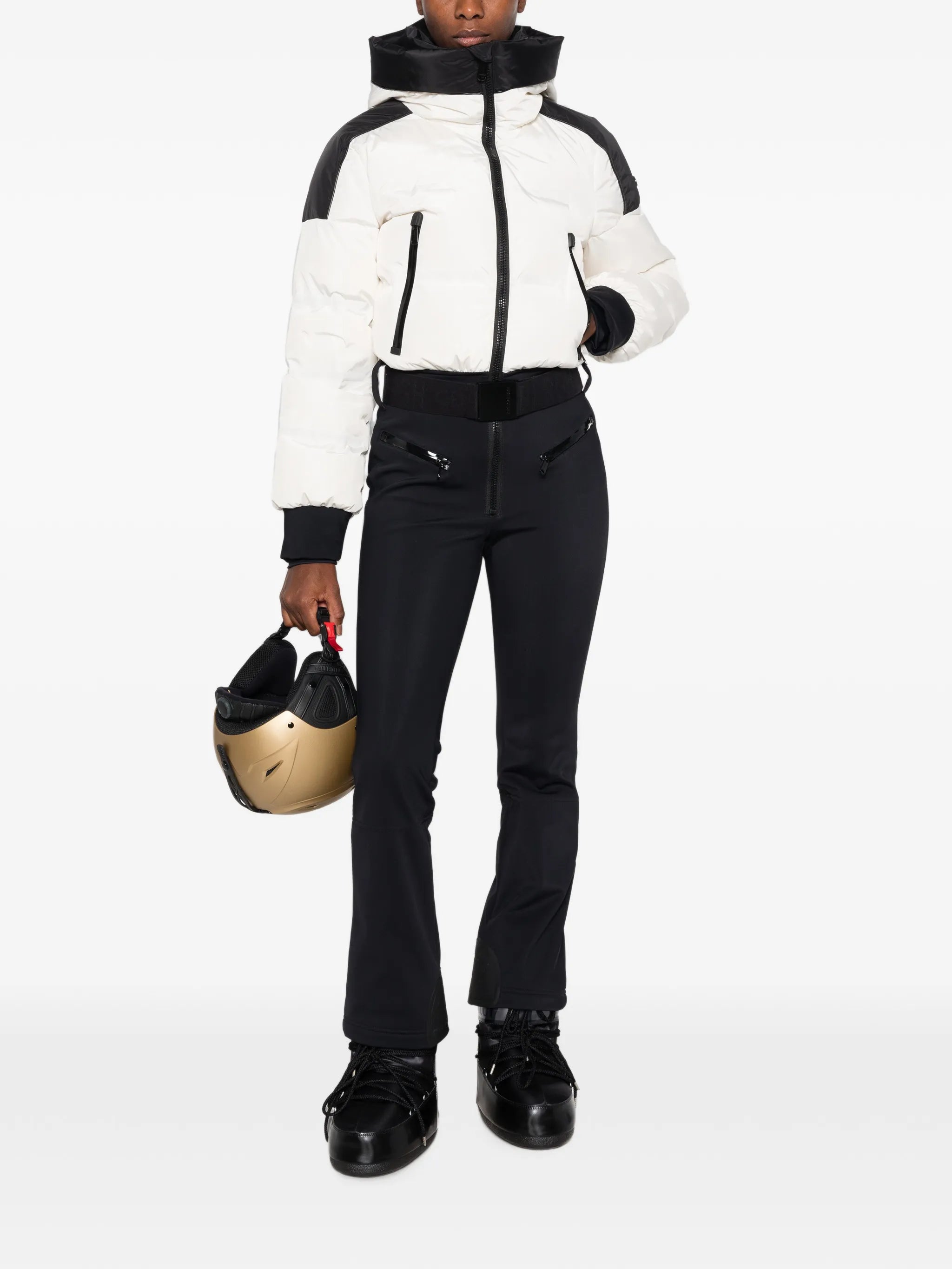 Amee hooded ski suit