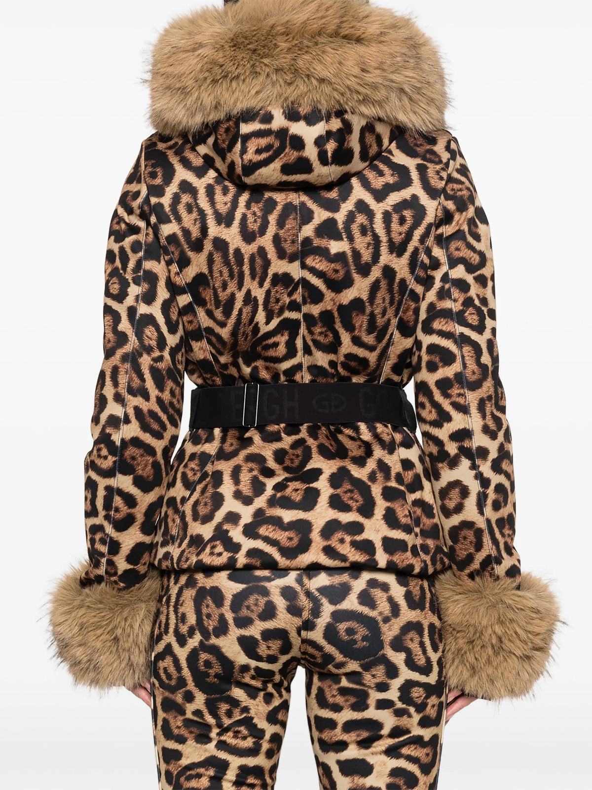 Jagger leopard-print ski jacket