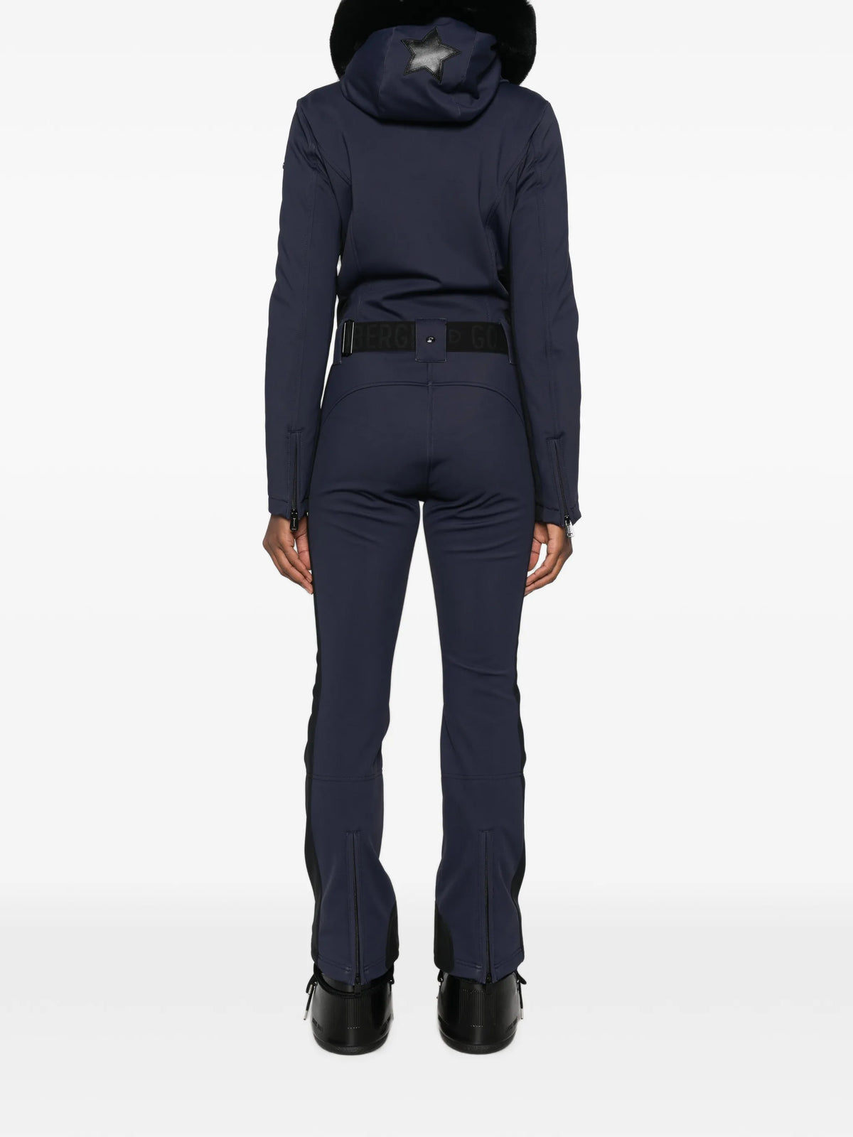 Parry faux-fur-trim ski suit