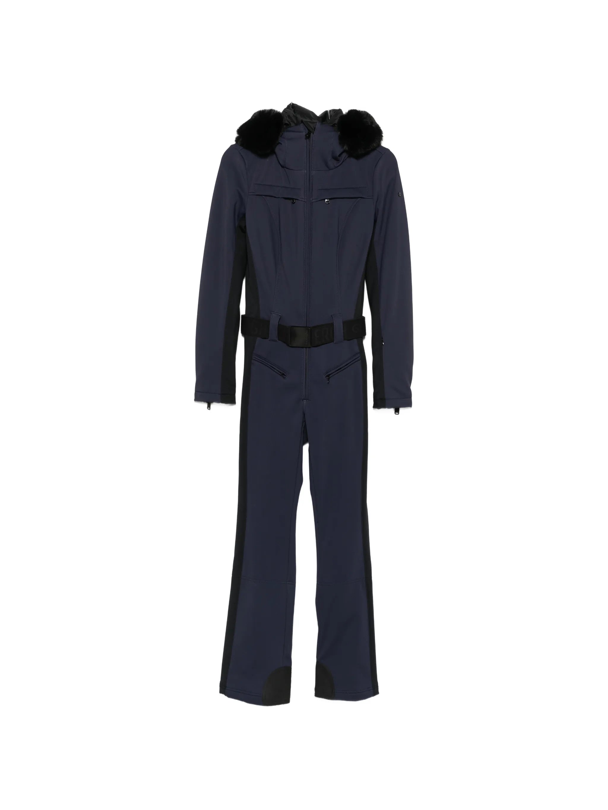 Parry faux-fur-trim ski suit